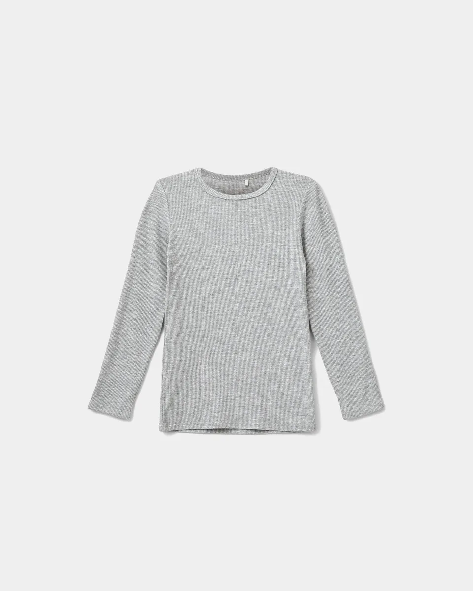 sofie-schnoor-kids-petriciask-langarmshirt-grey-mel-viskose image 1