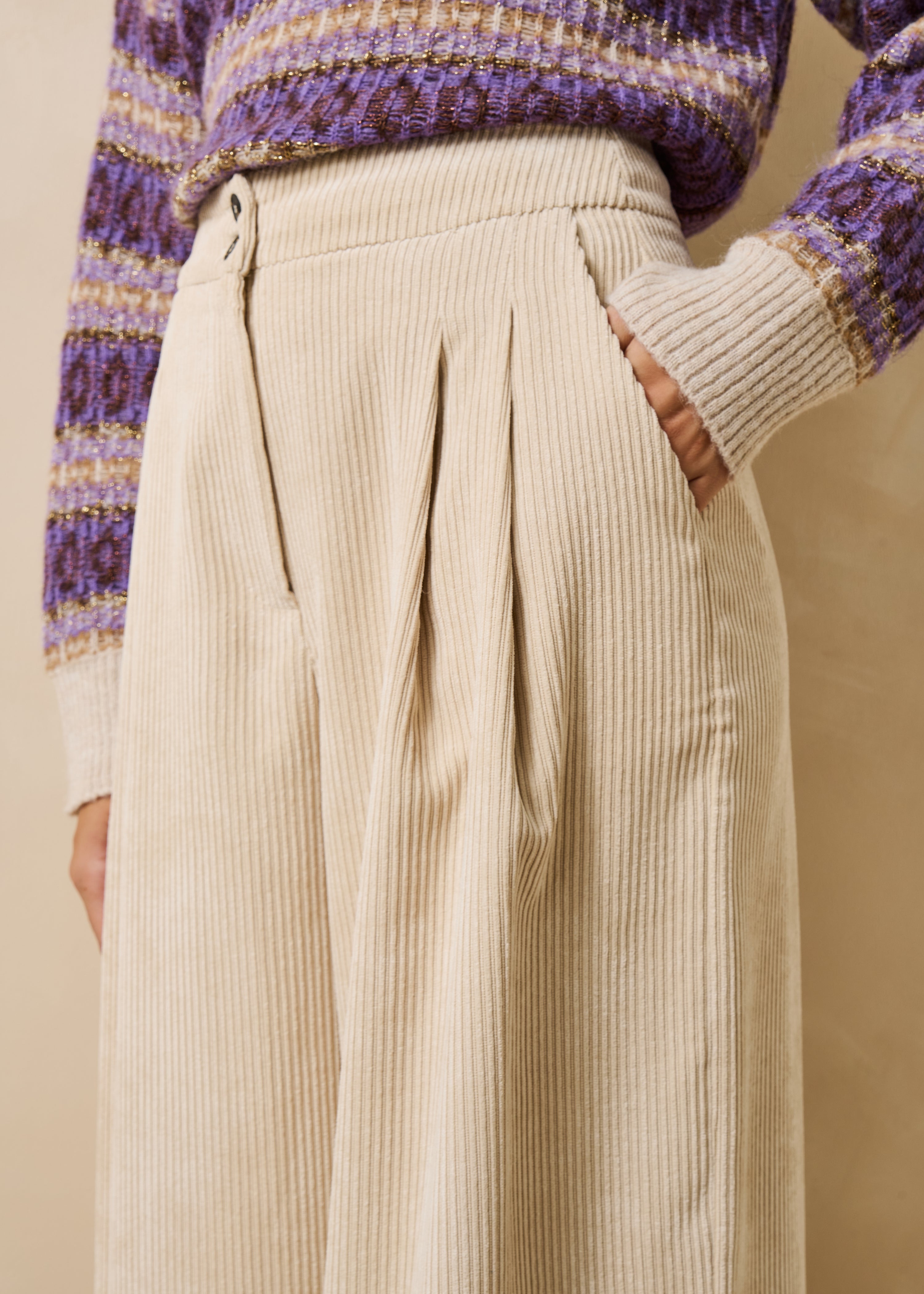 la-f-e-marabout-e-geneve-hose-beige-cord-weit-gr-36 image 6