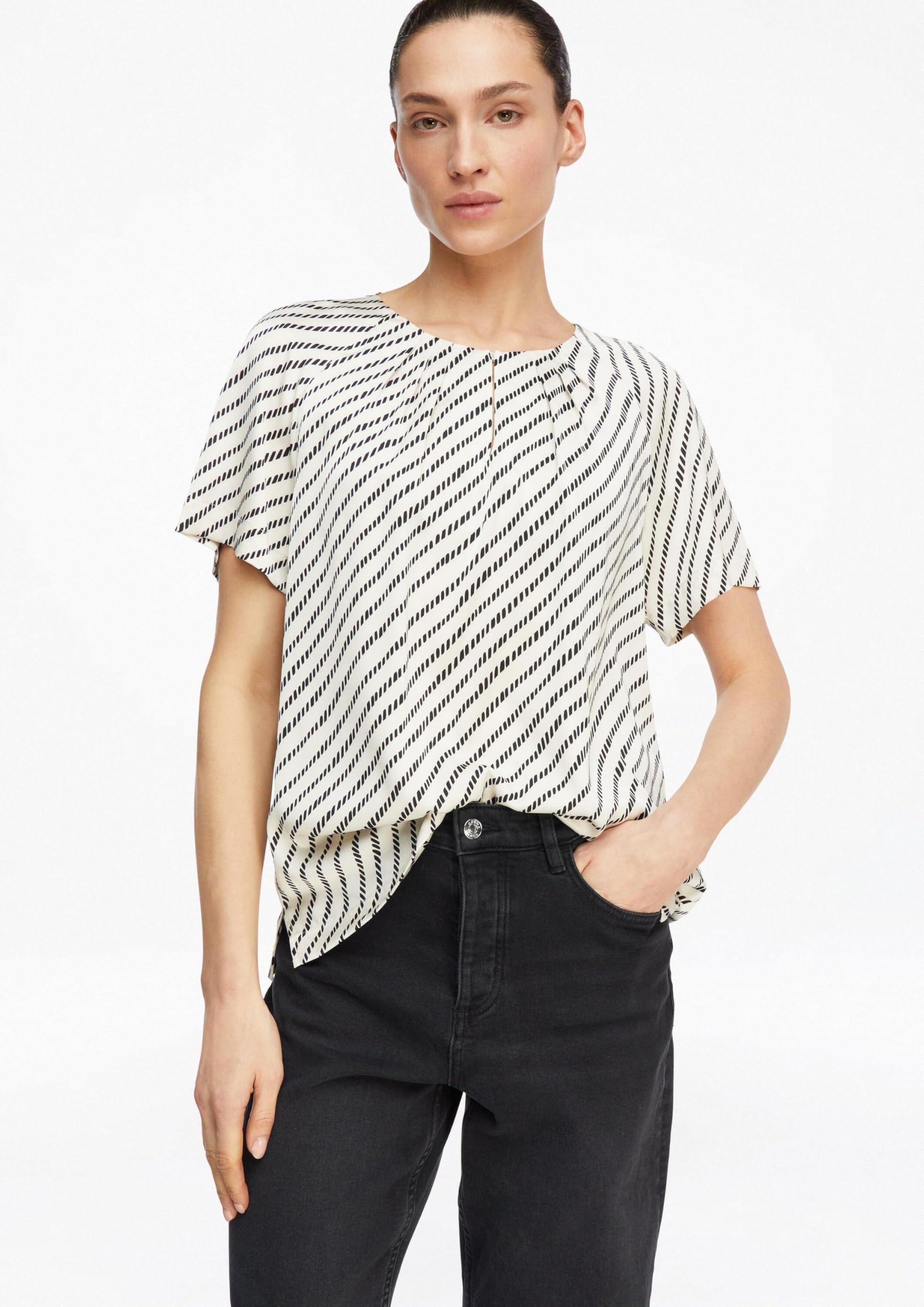 comma-bluse-satin-relaxed-all-over-gr-46 image 6