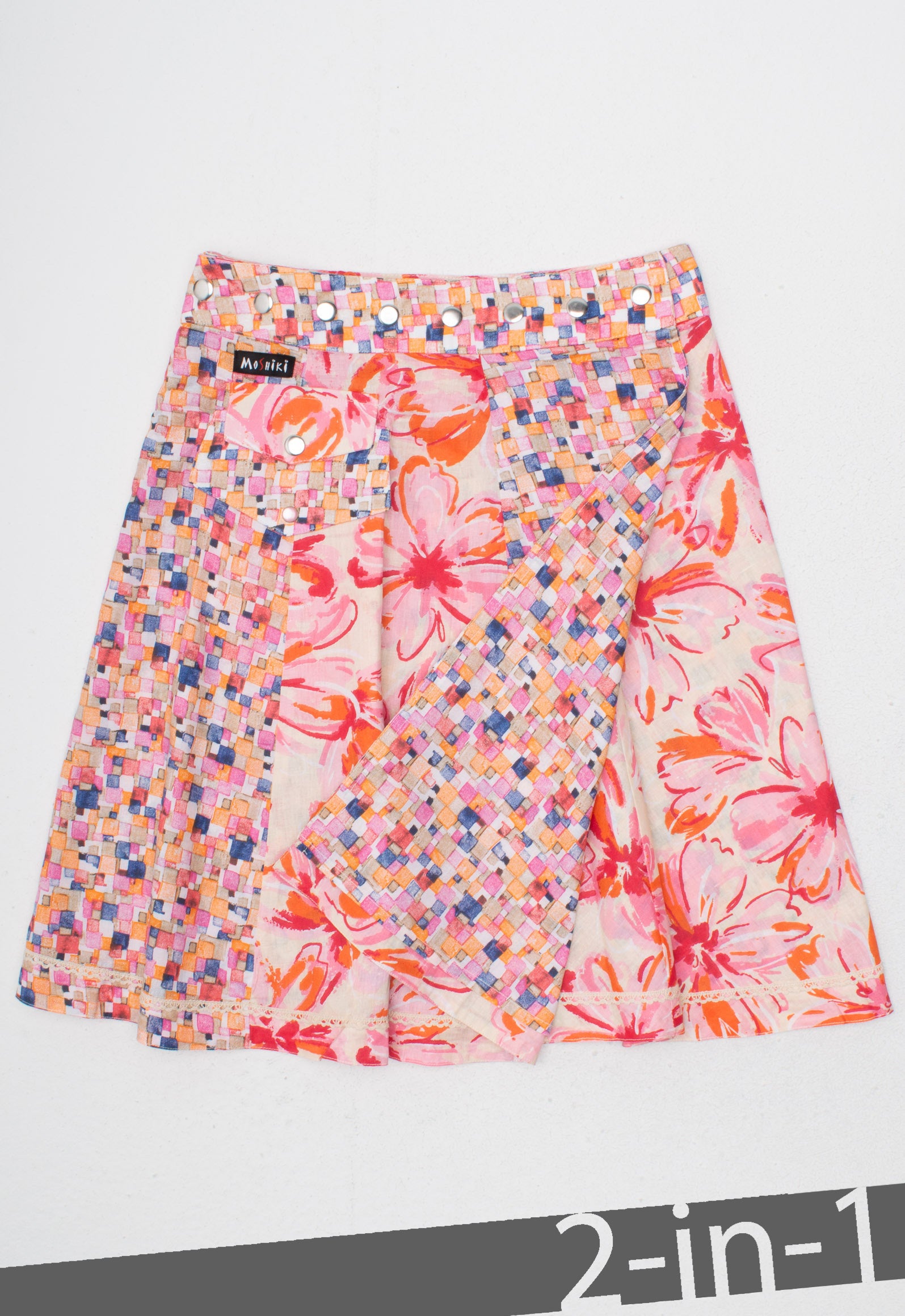 moshiki-hot-cookie-70-cotton-wickelrock-55-cm-floral image 1