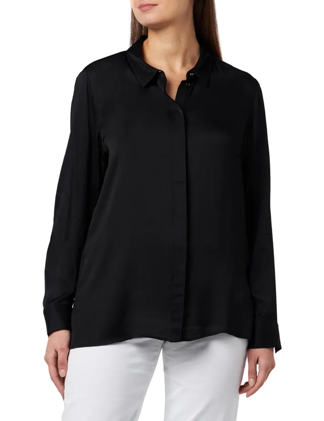 comma-satinbluse-damen-gr-44-crinkle-struktur image 1