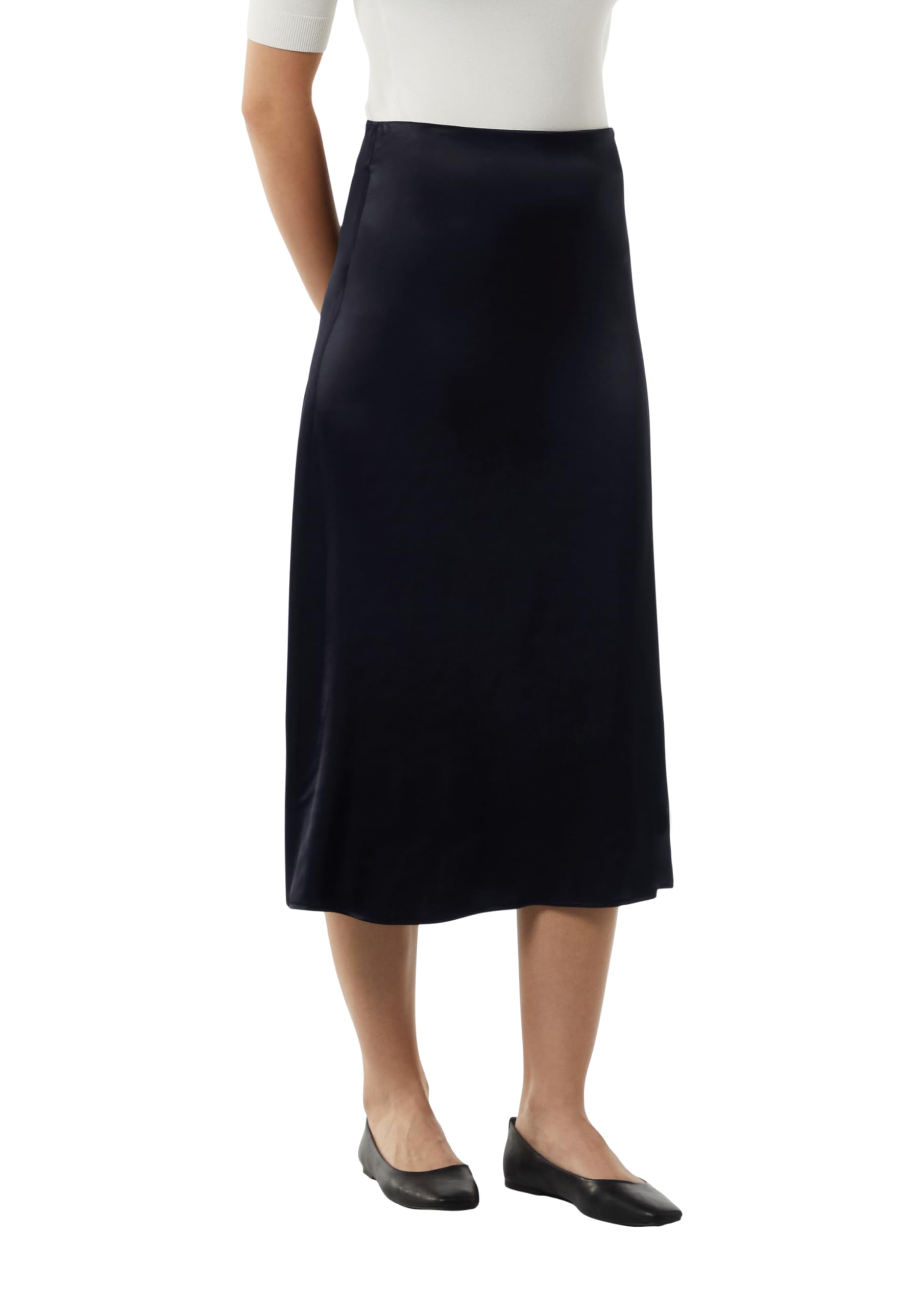 comma-midi-rock-damen-gr-40-navy-satin image 1
