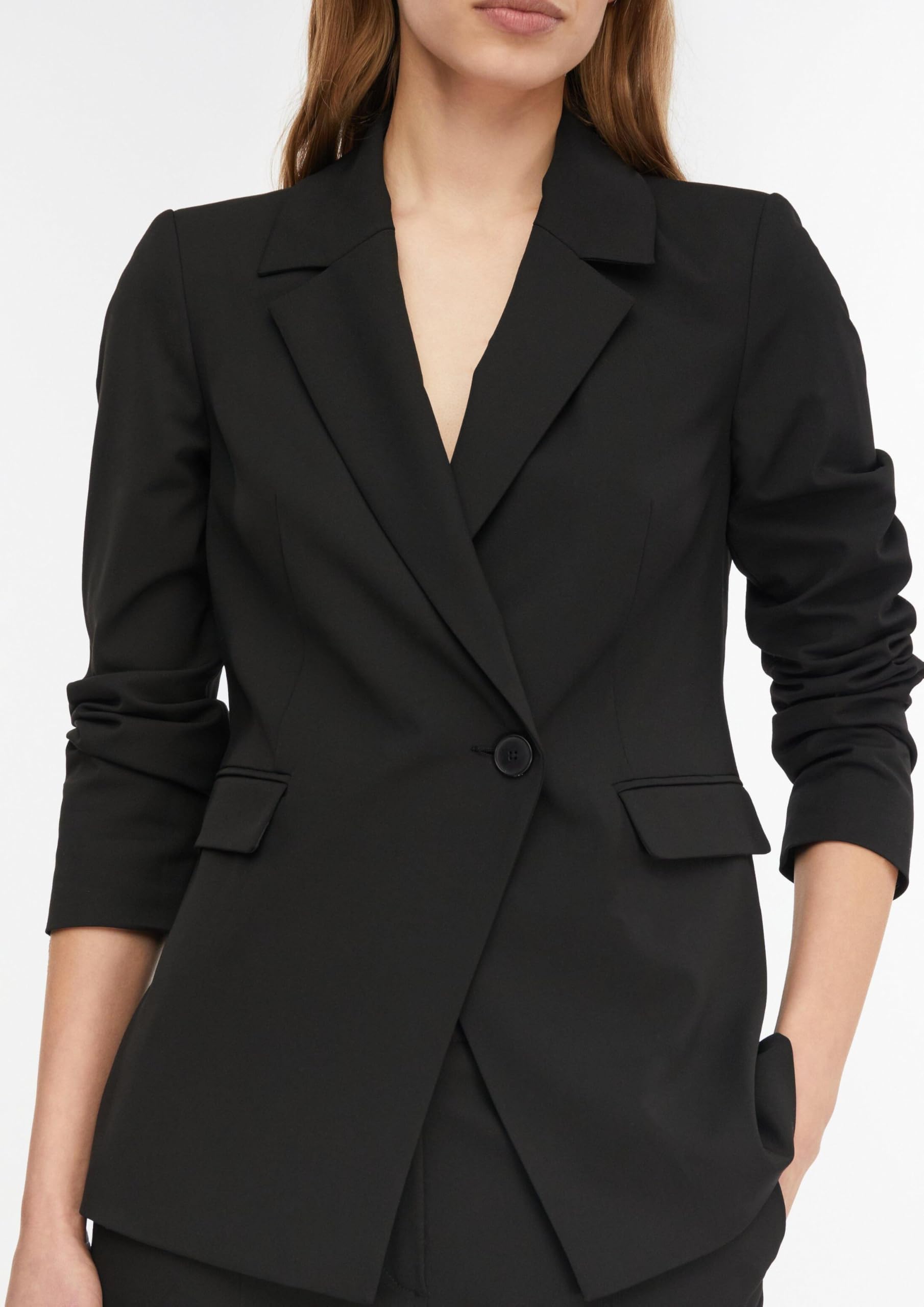 comma-blazer-viskosemix-tailliert-regular-fit image 4