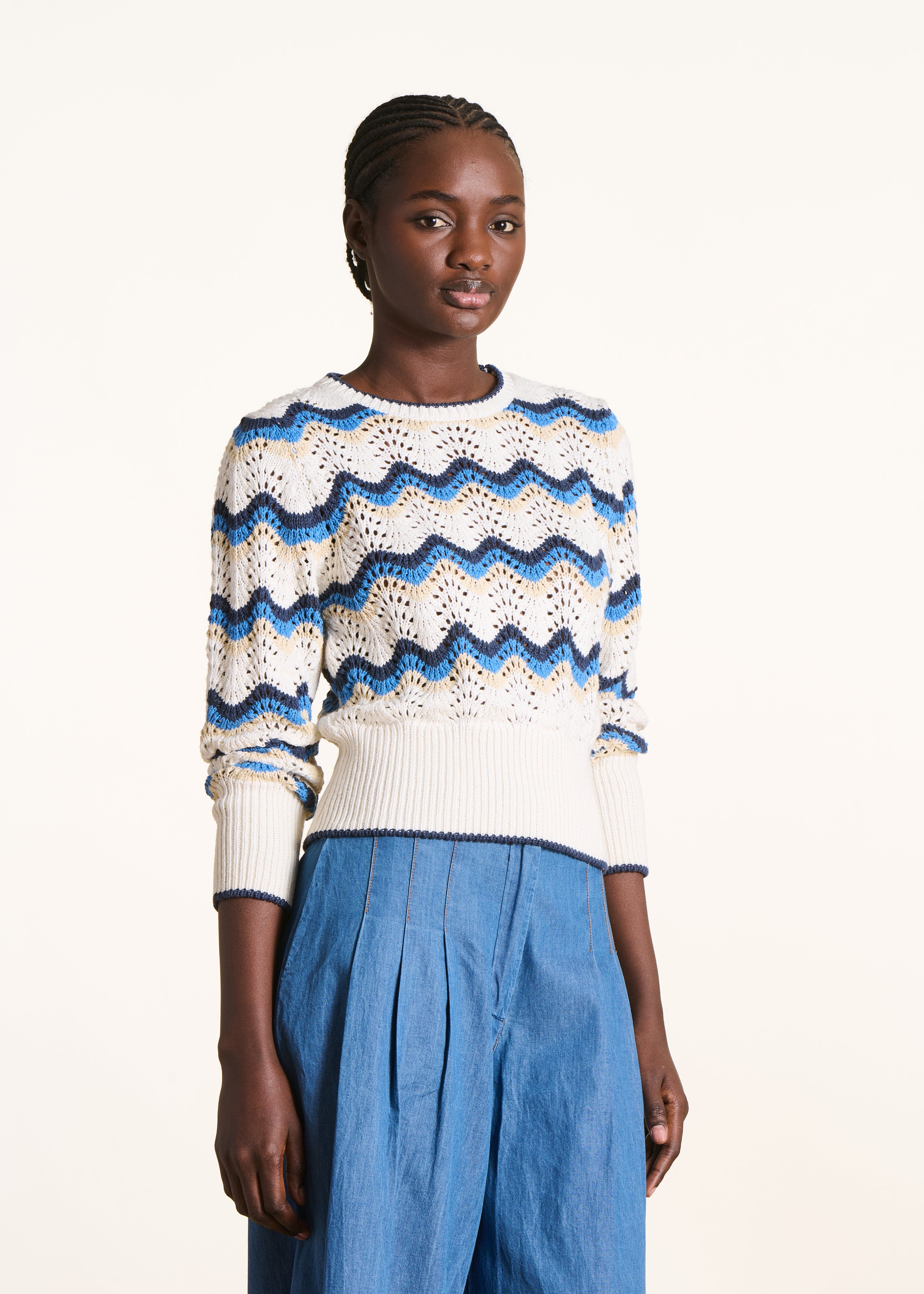 la-f-e-marabout-e-pulls-fenua-h-kelpullover-wei-blau image 2