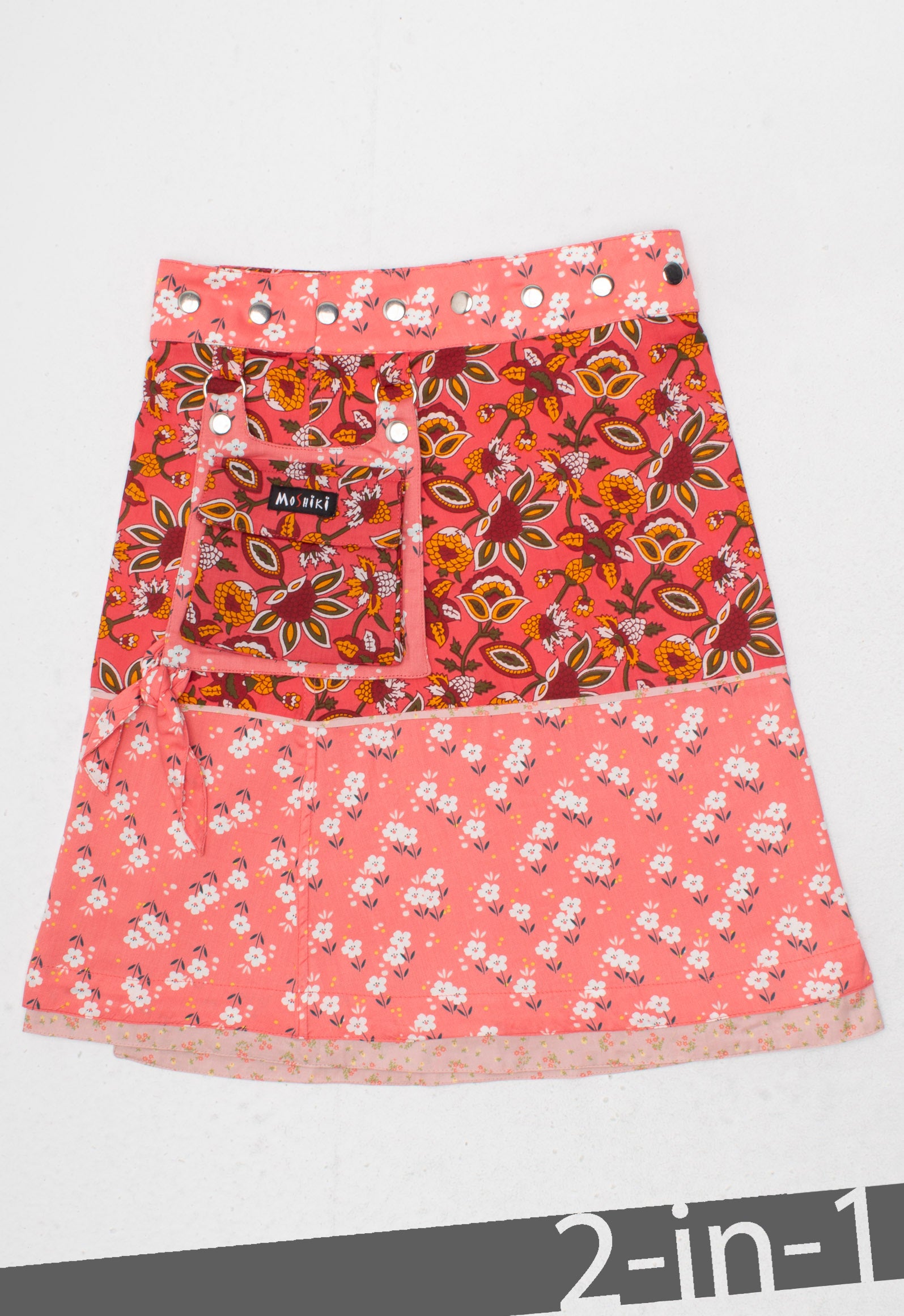 moshiki-hot-cookie-45-cotton-wickelrock-50-cm-floral image 2