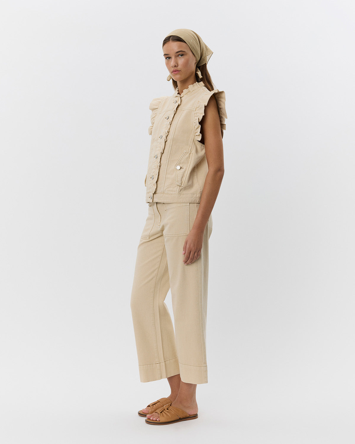sofie-schnoor-women-farahsw-weste-warm-sand-baumwolle image 4