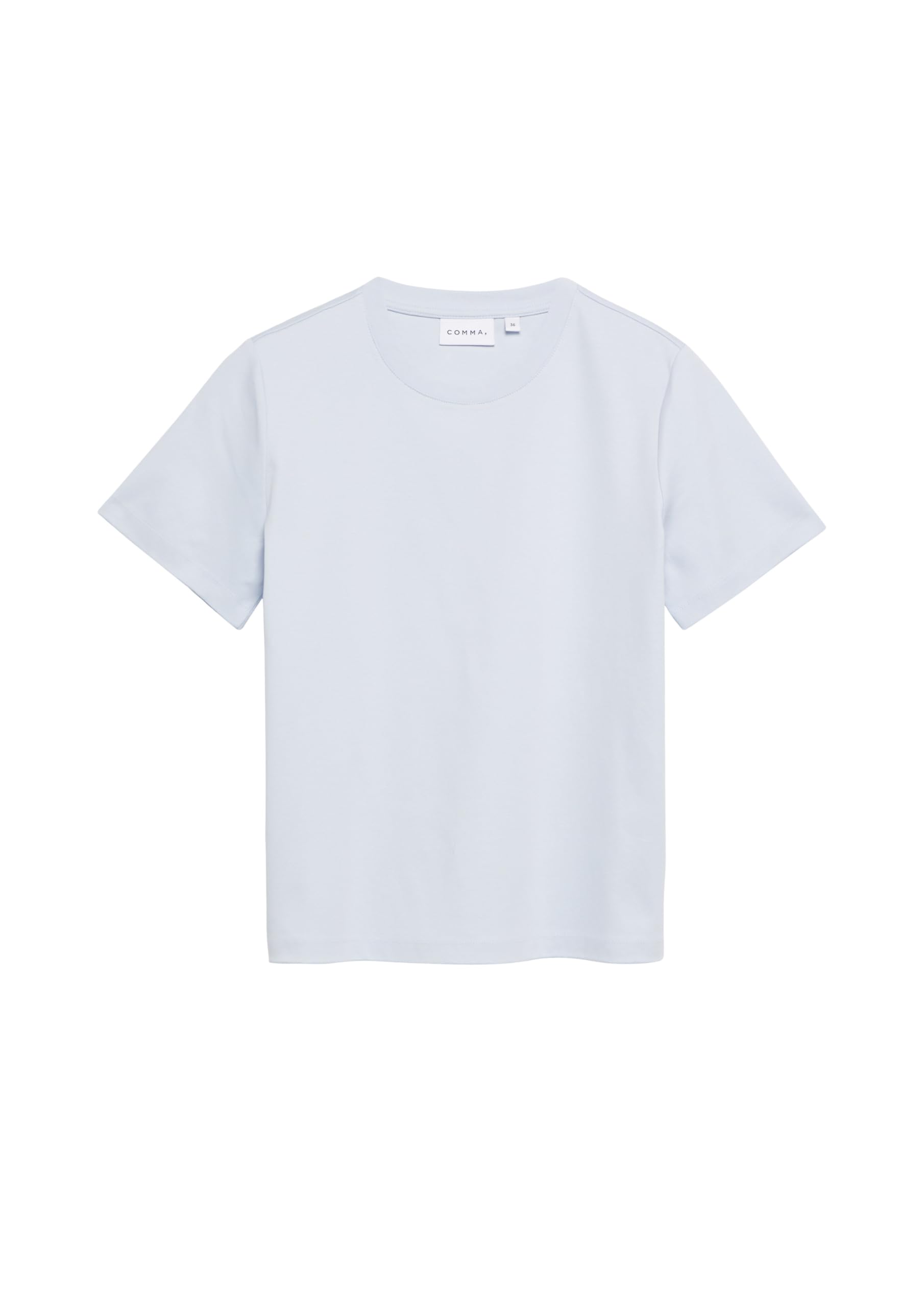 comma-basic-t-shirt-damen-top-baumwolle image 4