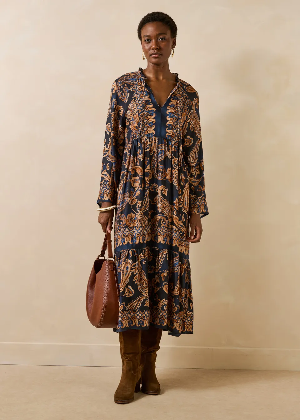 la-f-e-marabout-e-robes-combinaisons-kleid-glycine-marine image 1
