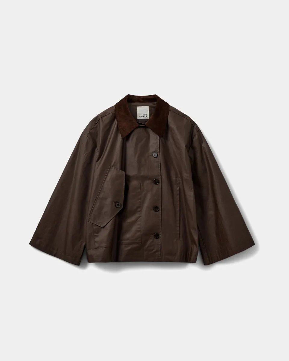 sofie-schnoor-women-agathasw-jacke-dark-brown-baumwolle image 1