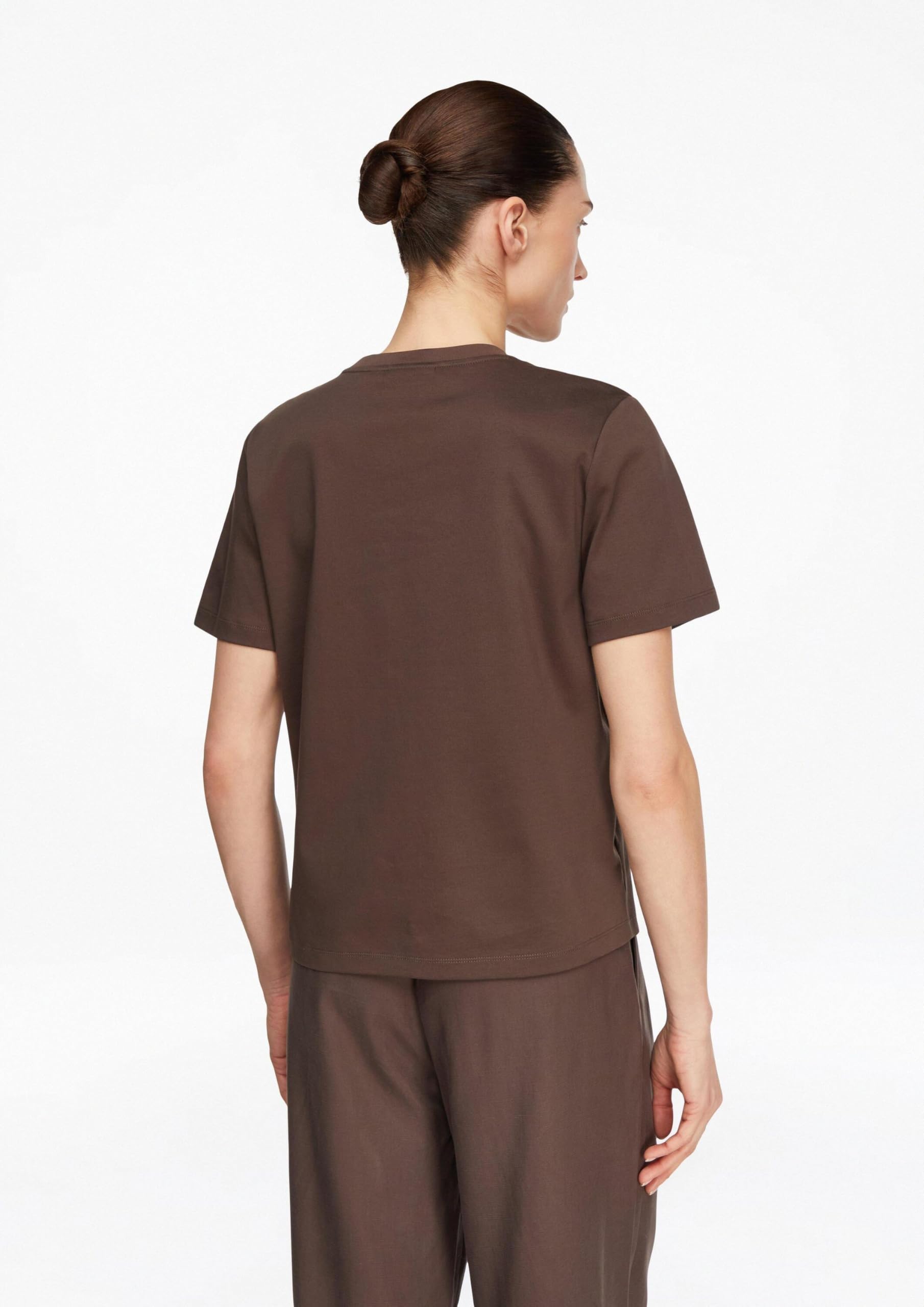 comma-basic-t-shirt-damen-top-creme-gr-38 image 7