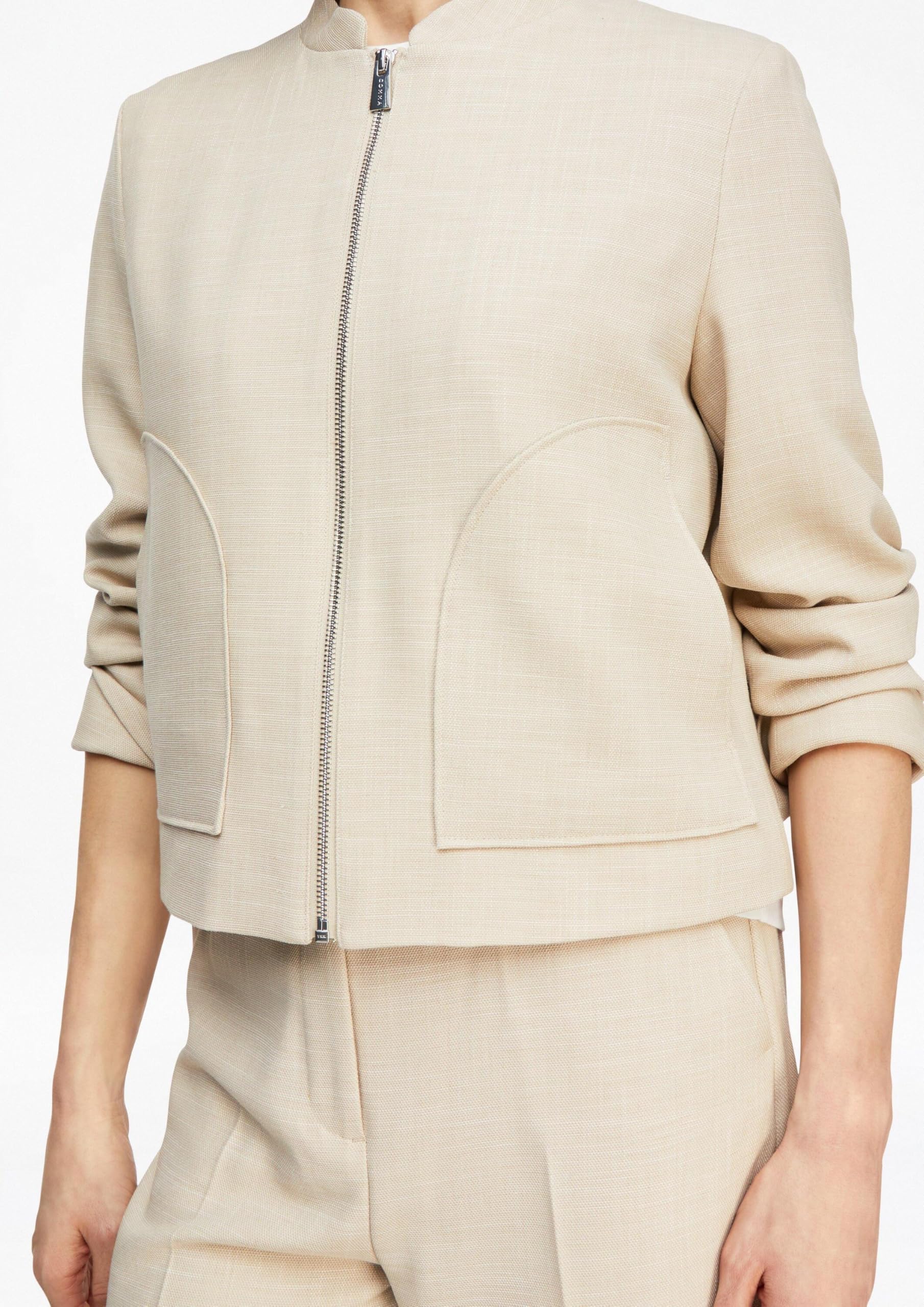 comma-jackets-indoor-jacke-boxy-beige-gr-34 image 5