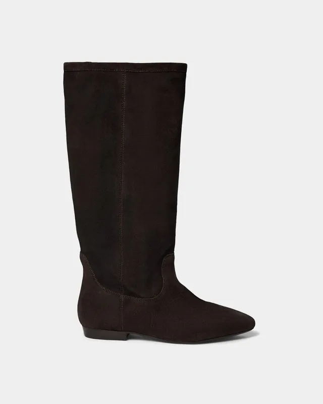 sofie-schnoor-women-kaynasw-suede-boot-velours-dunkelbraun image 1