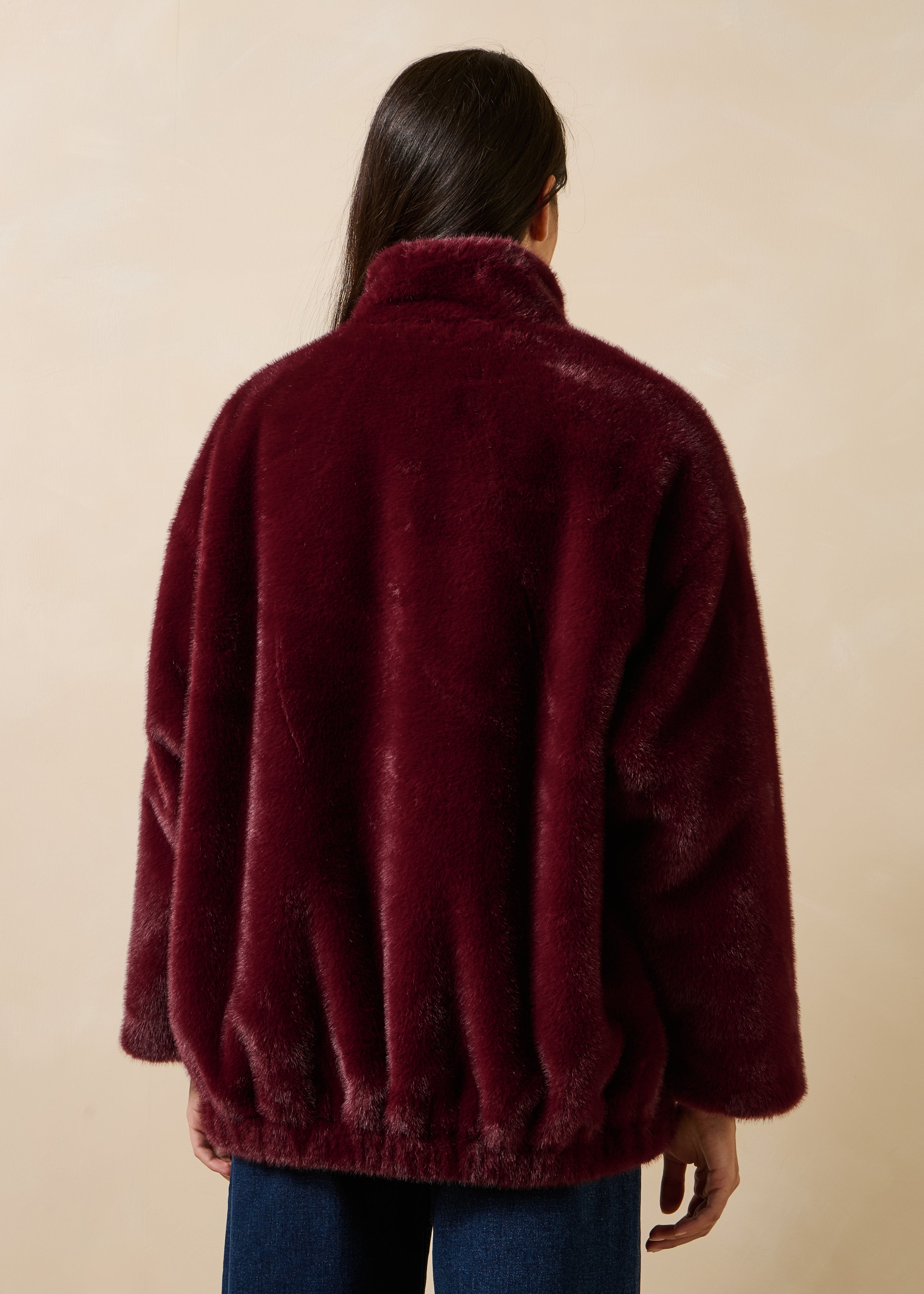la-f-e-marabout-e-gladys-blousonjacke-himbeerrot-oversize image 3