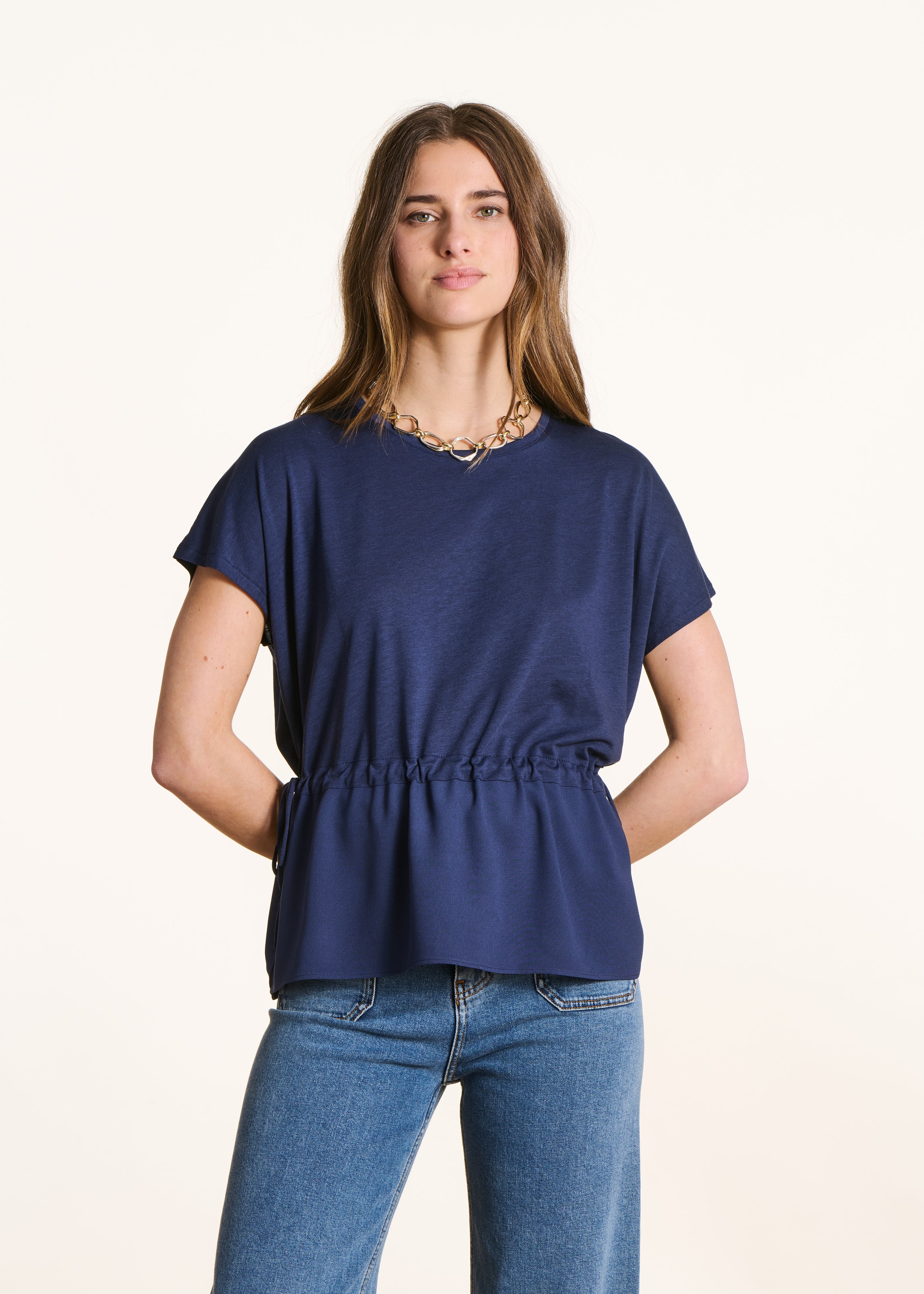 la-f-e-marabout-e-finesse-t-shirt-blau-weit-kordel image 1