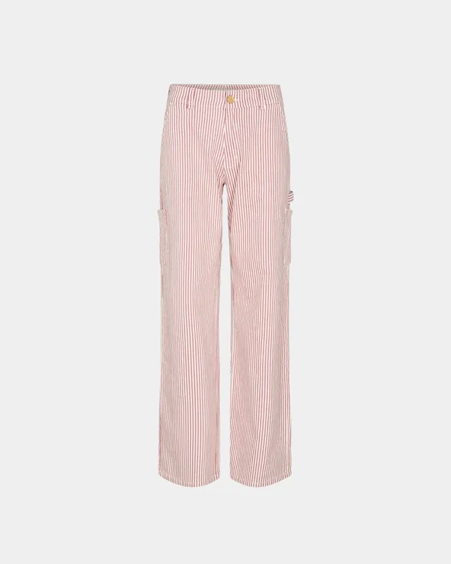 sofie-schnoor-women-gittesw-hose-rot-gestreift-stretch image 1