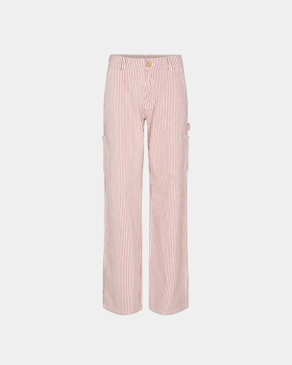 sofie-schnoor-women-gittesw-hose-rot-gestreift-stretch image 1