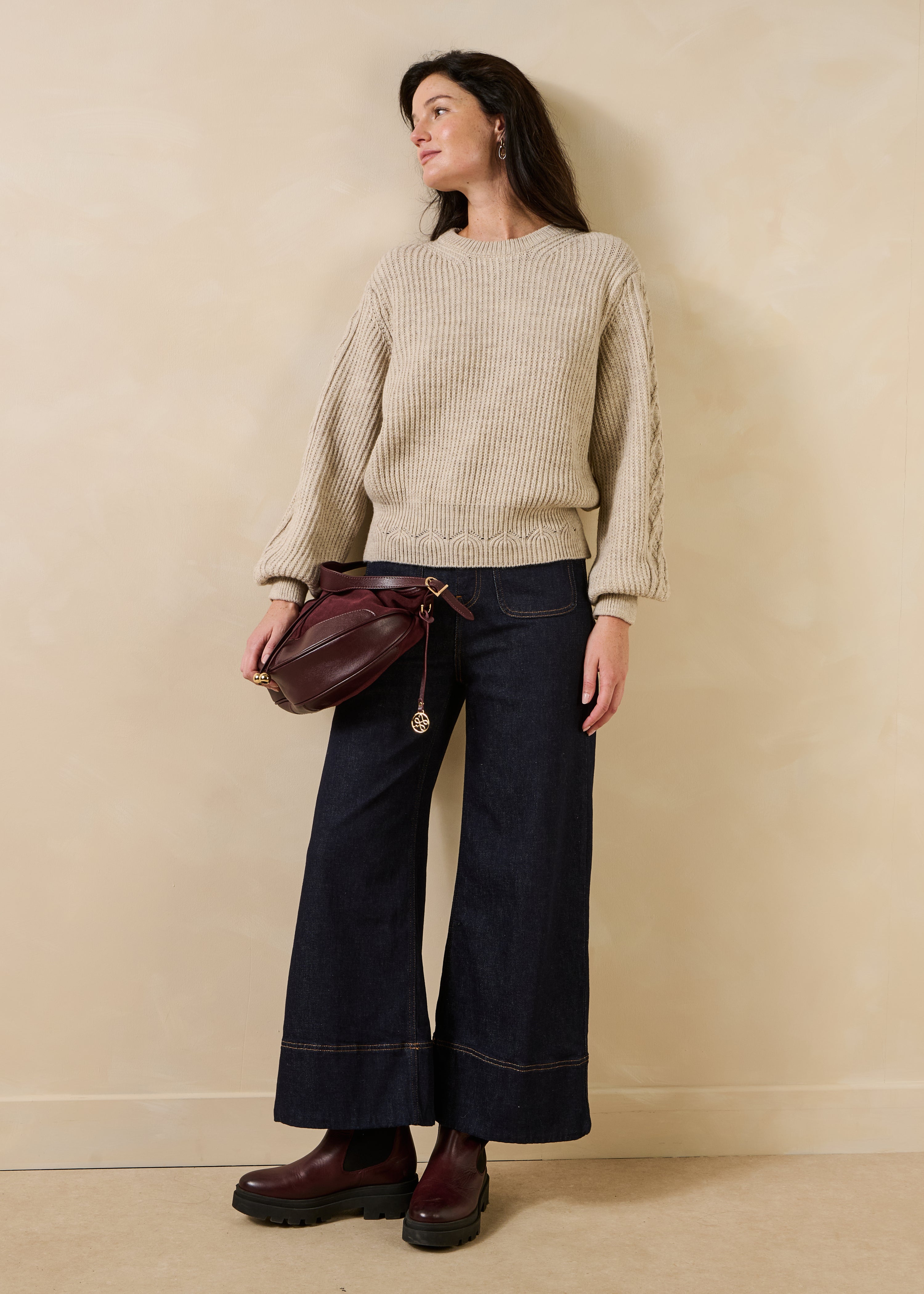 la-f-e-marabout-e-gosco-pullover-beige-wolle-alpaka image 2
