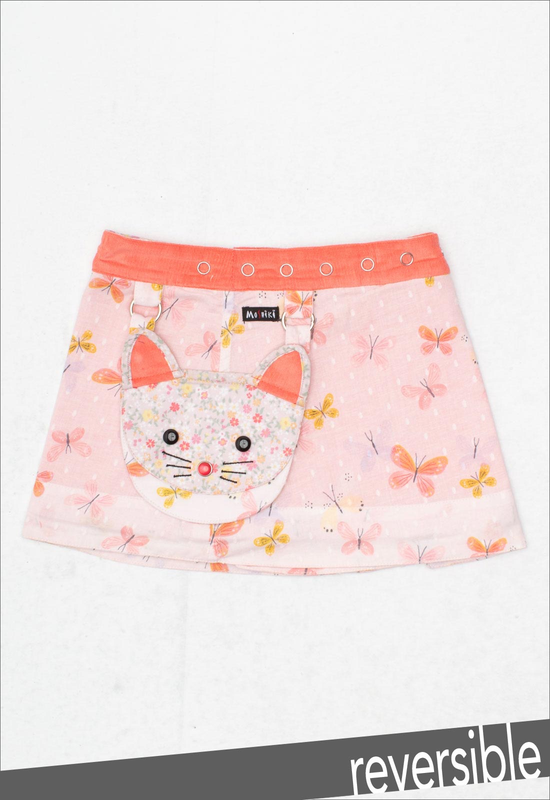 moshiki-hot-cookie-kids-2-cord-wickelrock-24-cm-kitty-baumwolle image 3