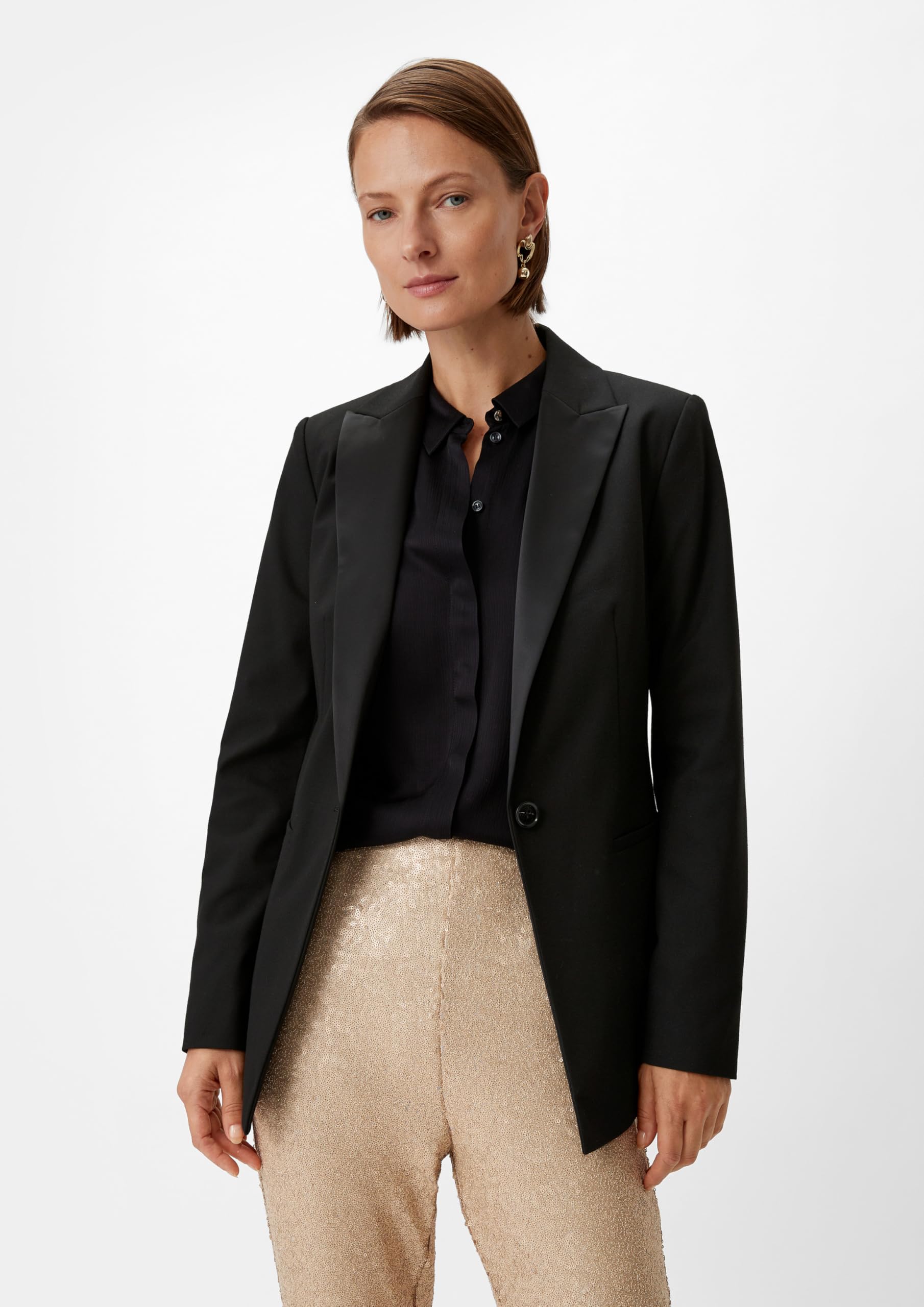 comma-taillierter-blazer-jersey-blazer-gr-e-34 image 5