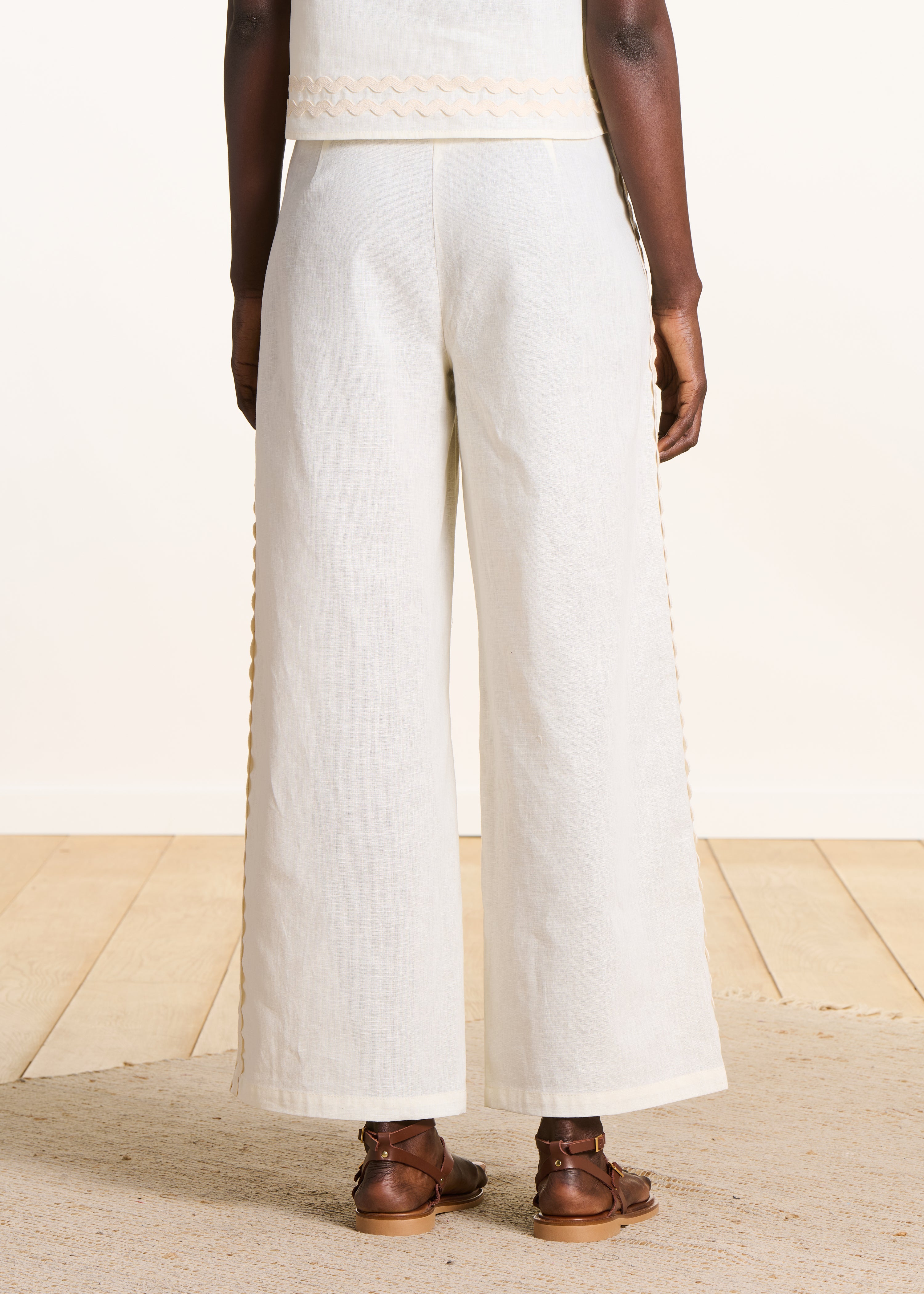 la-f-e-marabout-e-flandin-leinenhose-damen-ecru-weites-bein image 3