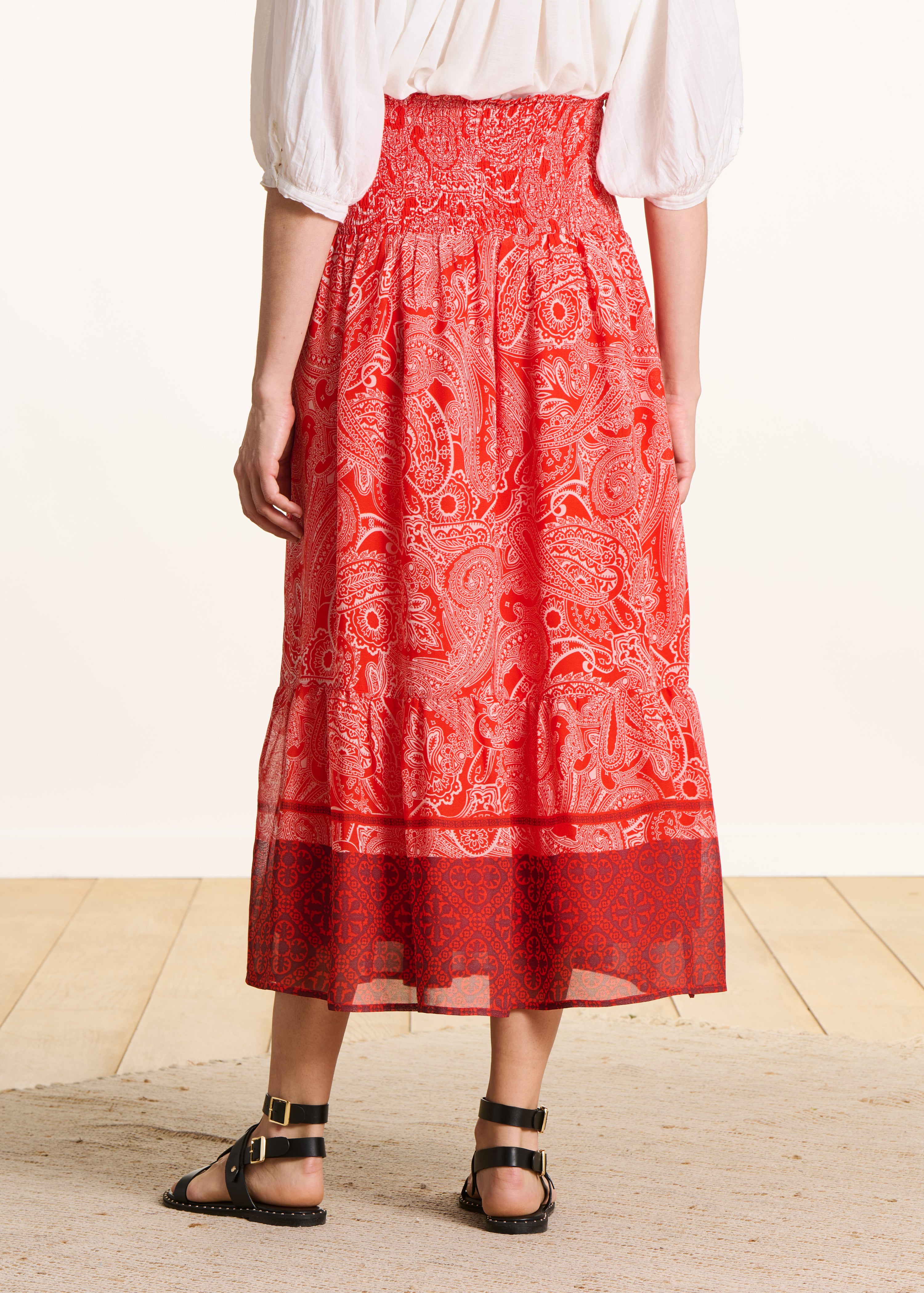 la-f-e-marabout-e-maxirock-orange-mit-paisley-print image 3