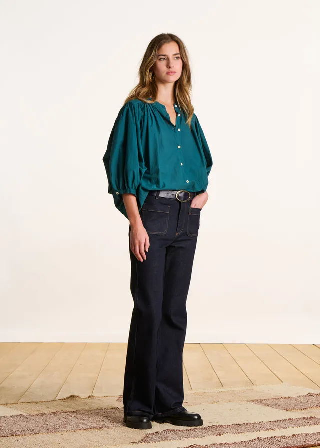 la-f-e-marabout-e-ekou-bootcut-jeans-brut-bio-baumwolle-gots image 1