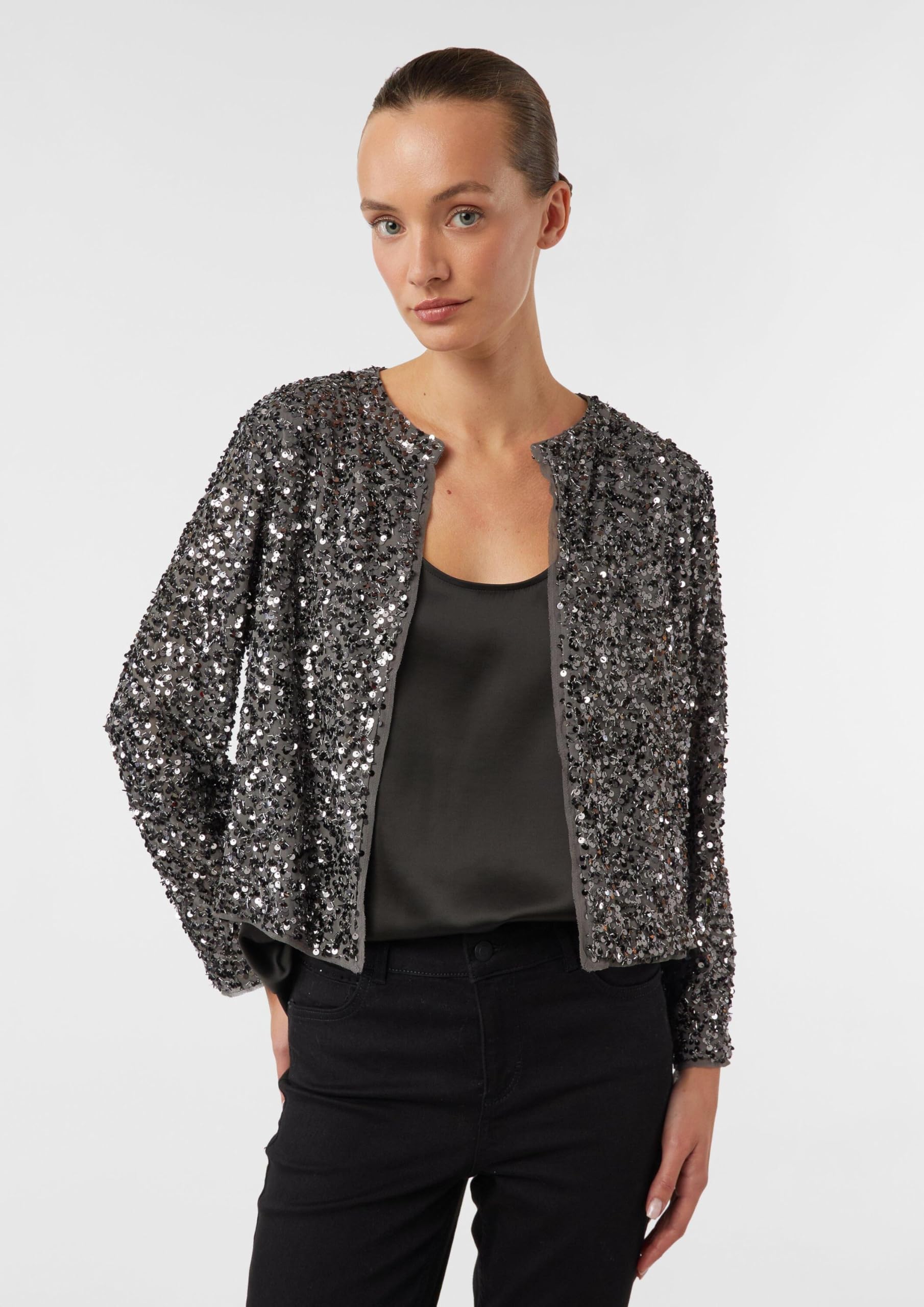 comma-blusenjacke-mit-pailletten-anthrazit-gr-38 image 6