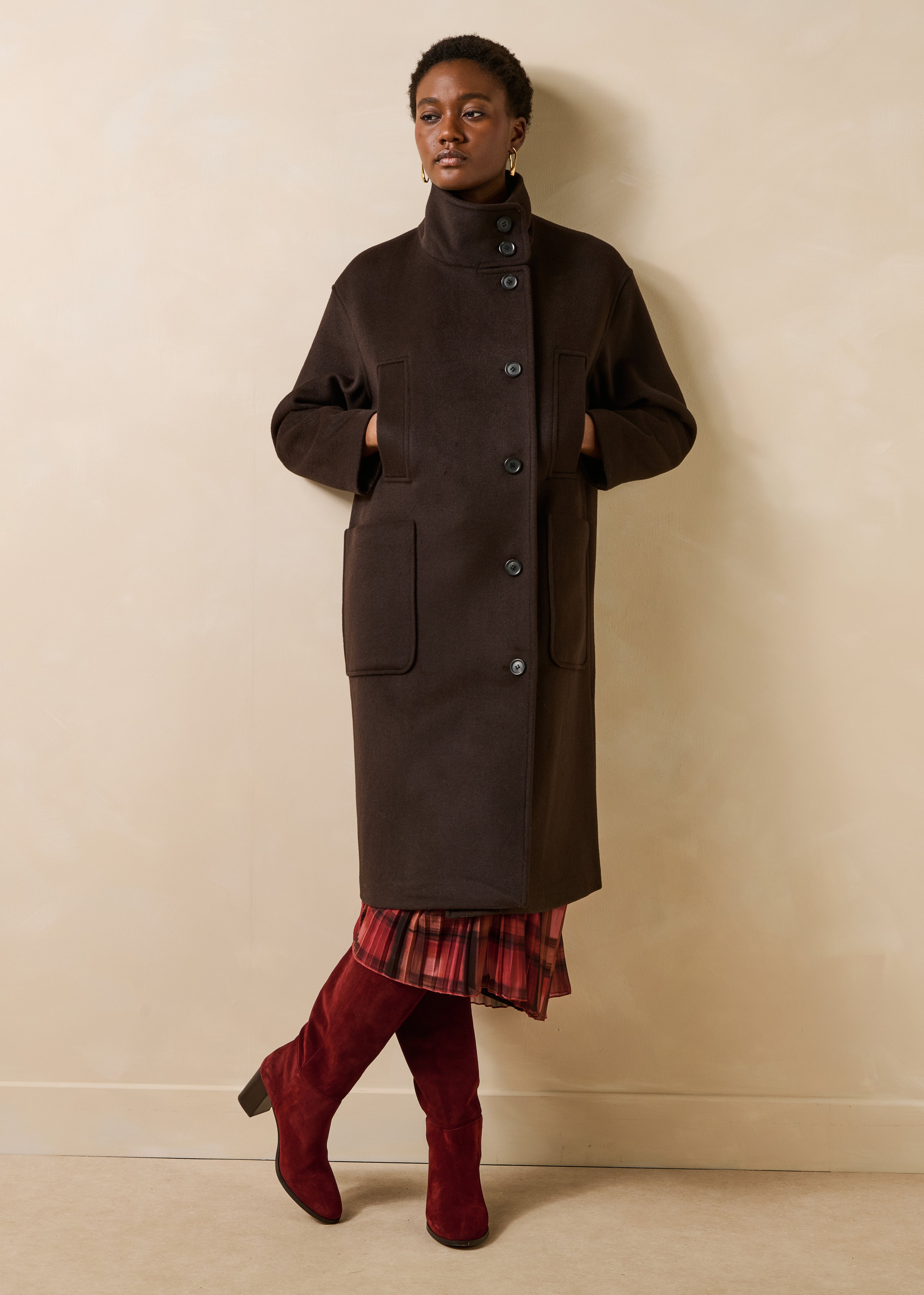 la-f-e-marabout-e-gombri-mantel-lang-wolltuch-ganache-braun image 2