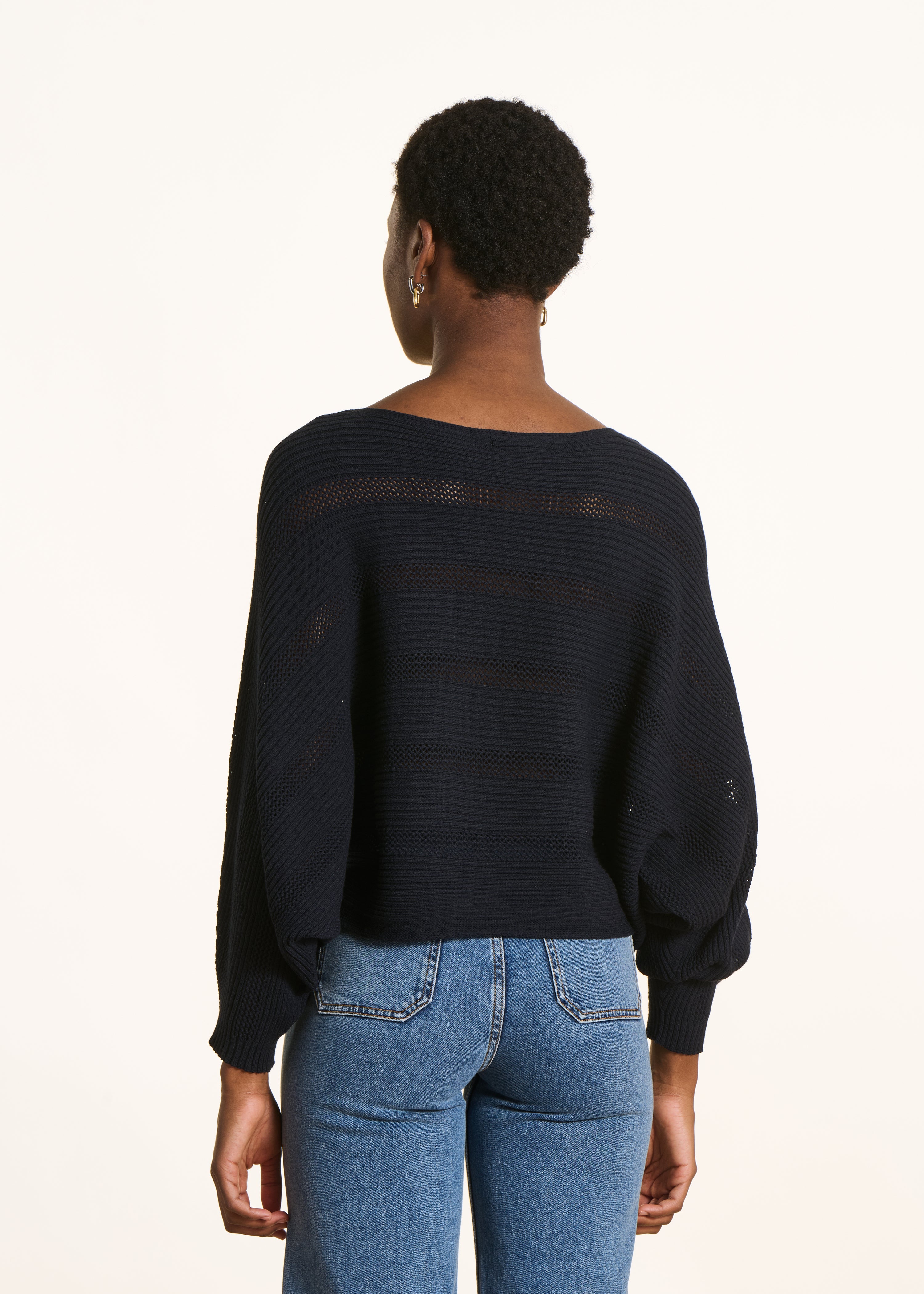 la-f-e-marabout-e-fartac-pullover-dunkelblau-kurz-cape image 3