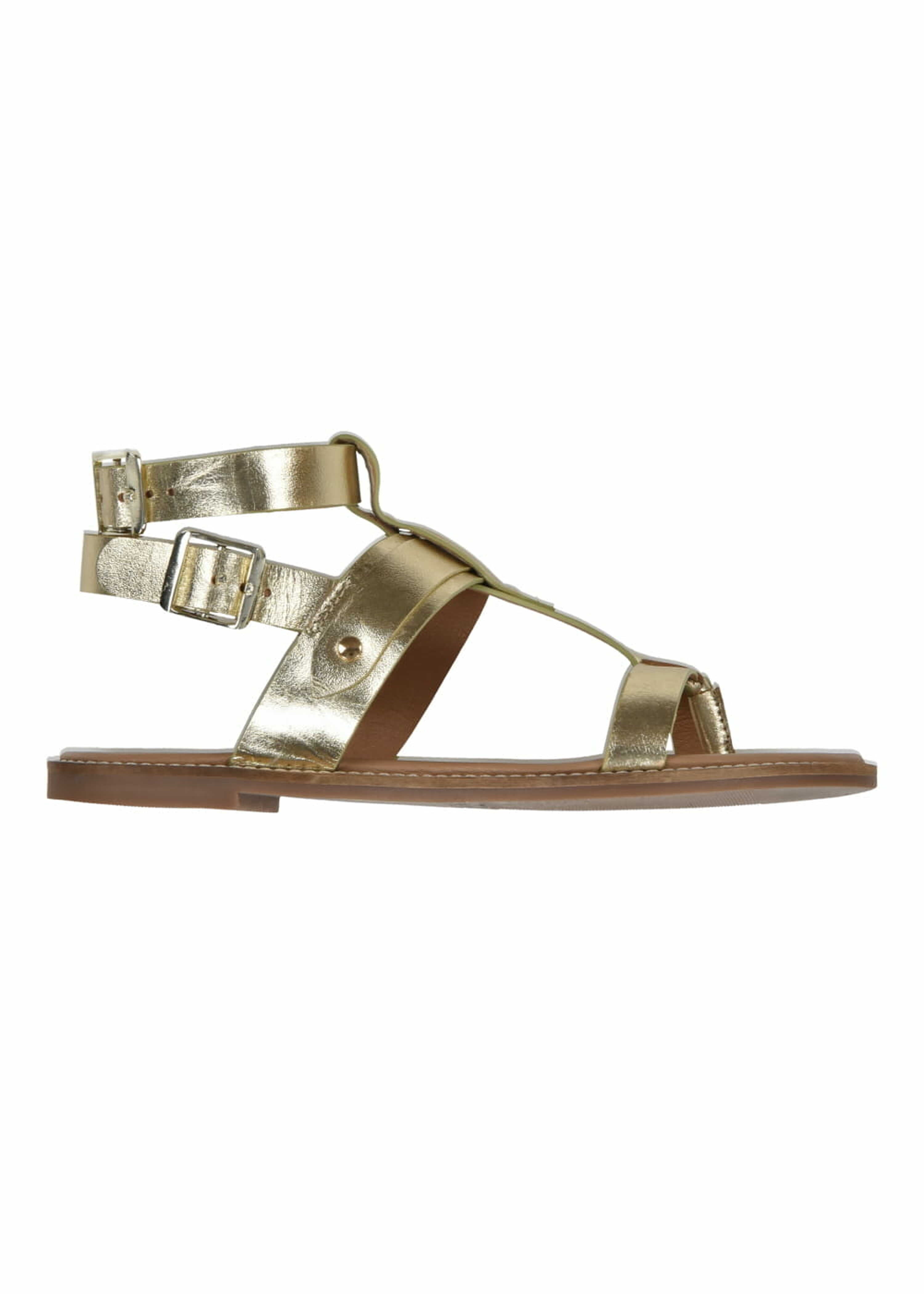 la-f-e-marabout-e-davina-sandalen-gold-leder-flach image 3