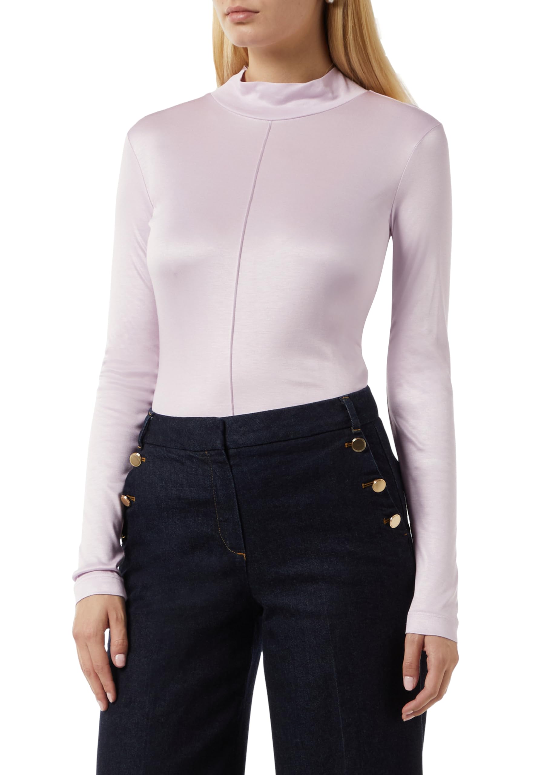 comma-viskoseshirt-longsleeve-turtleneck-schwarz-ziernaht image 7