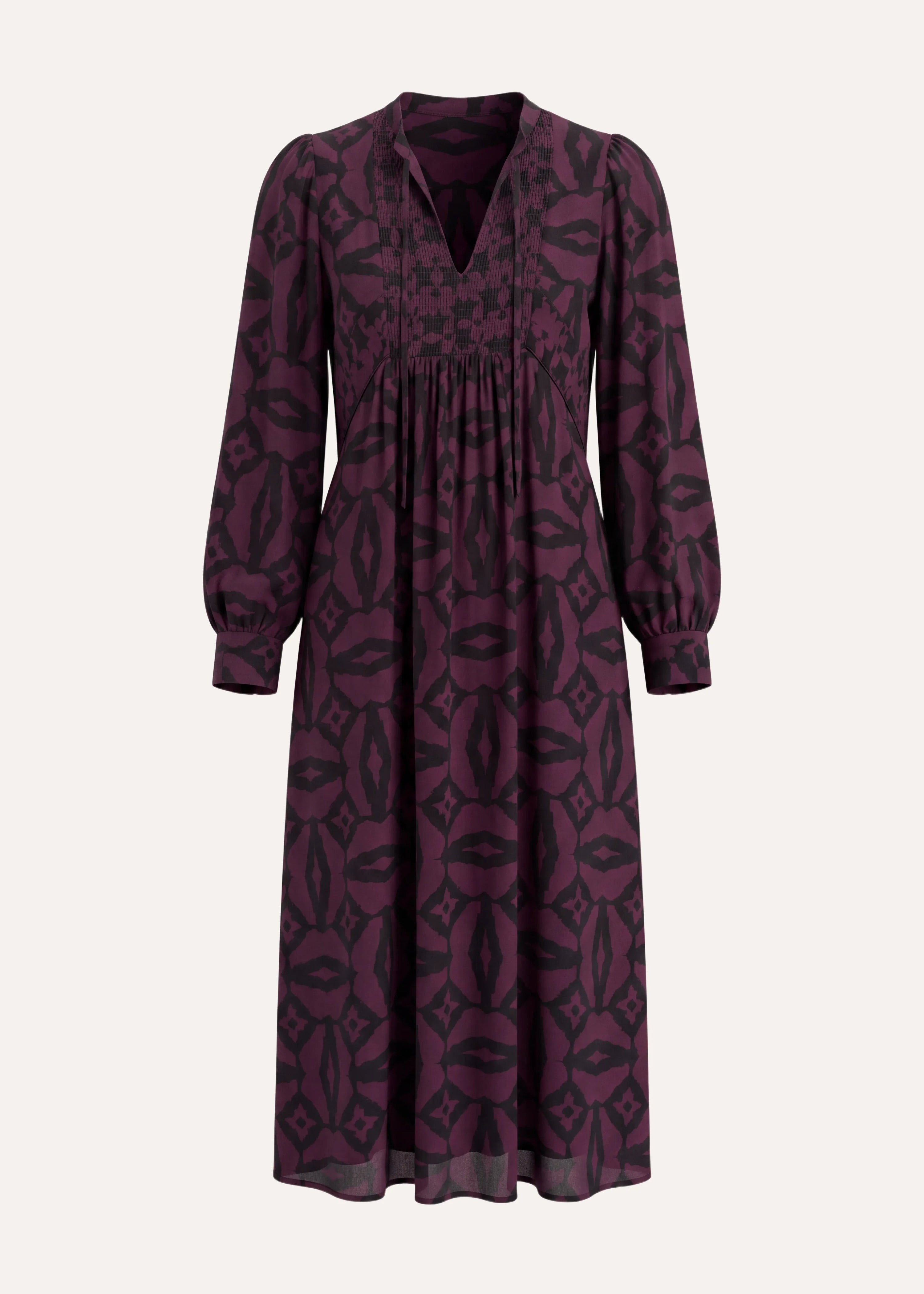 la-f-e-marabout-e-guita-maxikleid-noir-vin-ethnoprint image 5