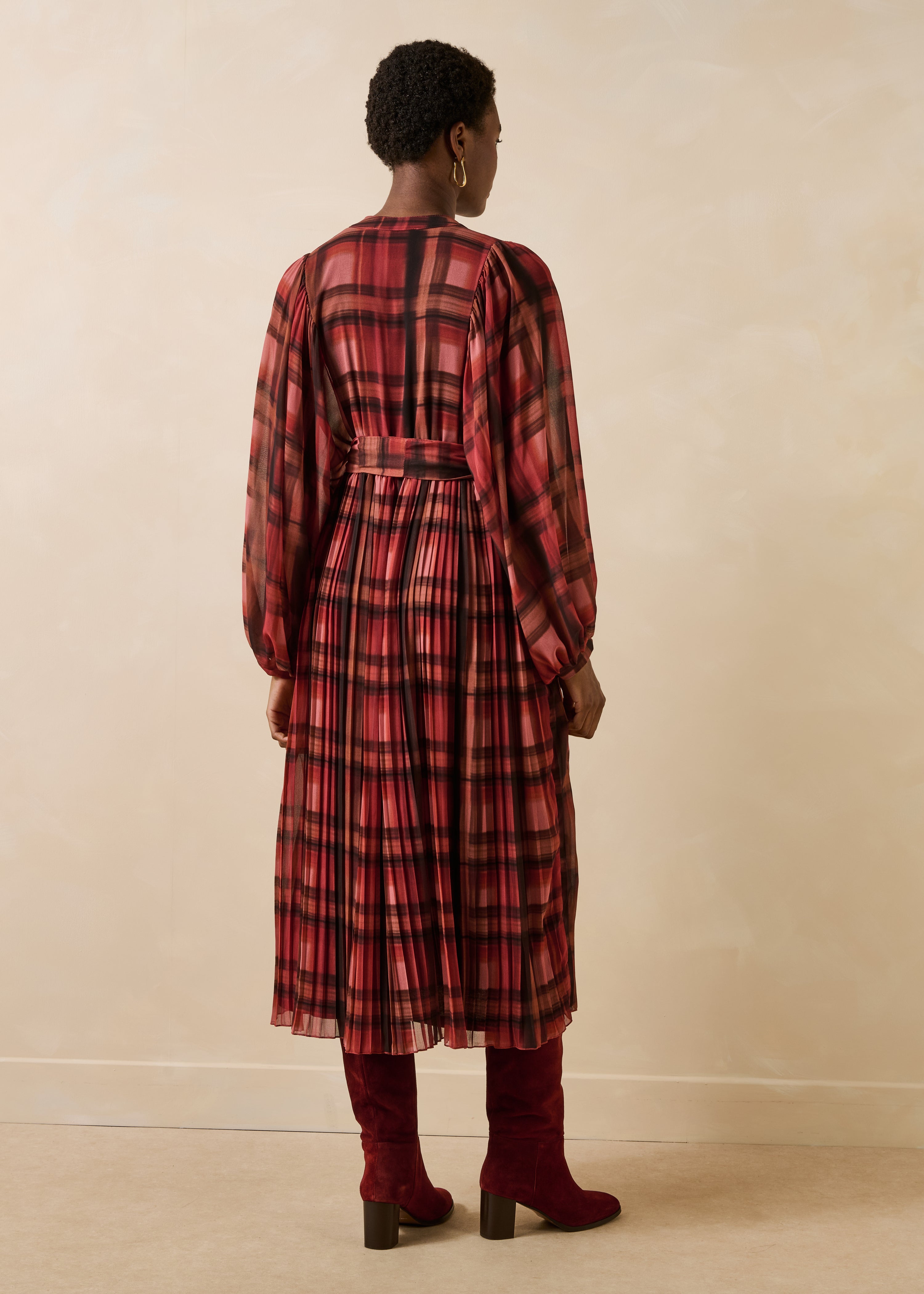 la-f-e-marabout-e-giovan-kleid-terracotta-kariert-lang image 4