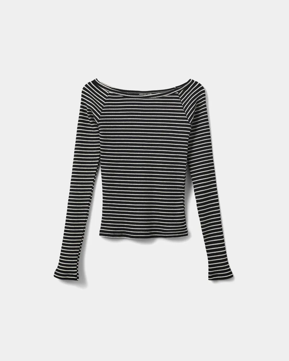 sofie-schnoor-young-somasy-bluse-streifen-schwarz-wei image 1