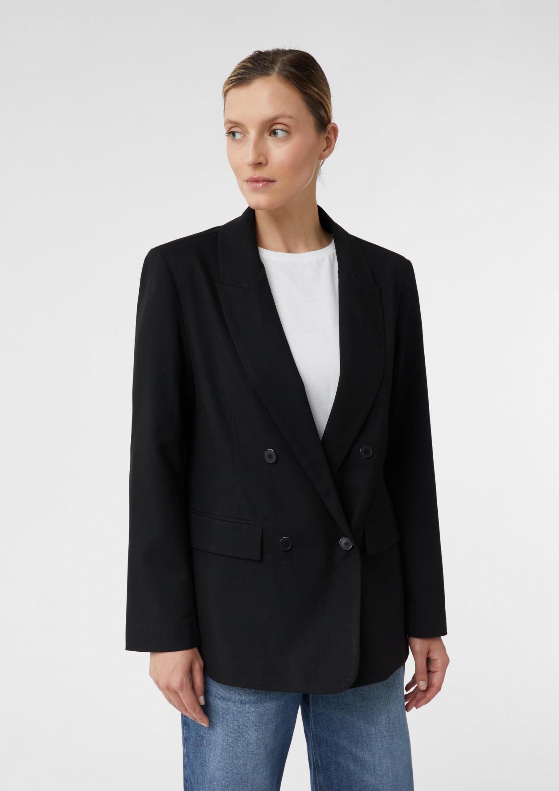 comma-blazers-doppelreihiger-oversize-blazer-jacke image 5