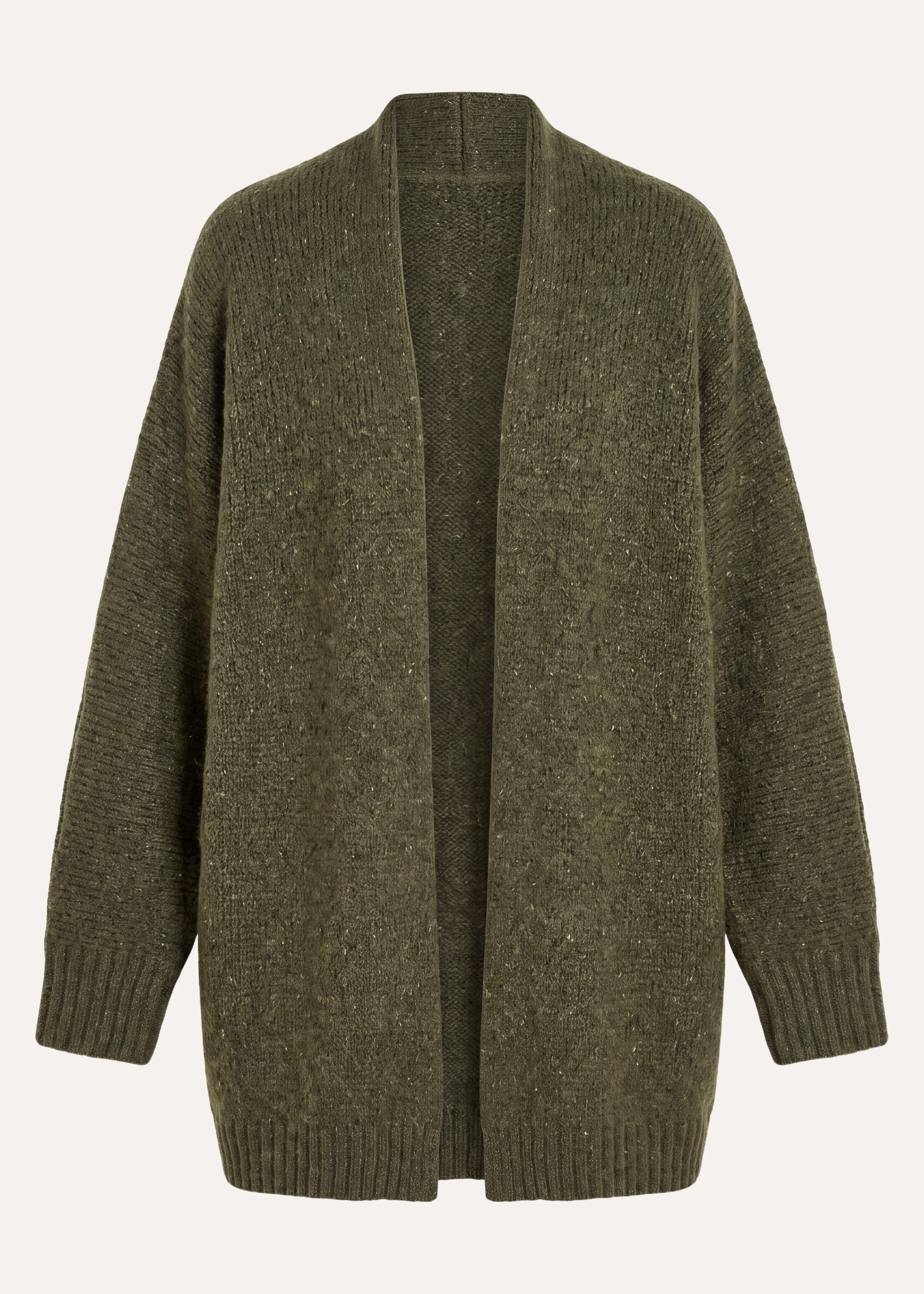 la-f-e-marabout-e-camille-strickjacke-khaki-oversize image 6