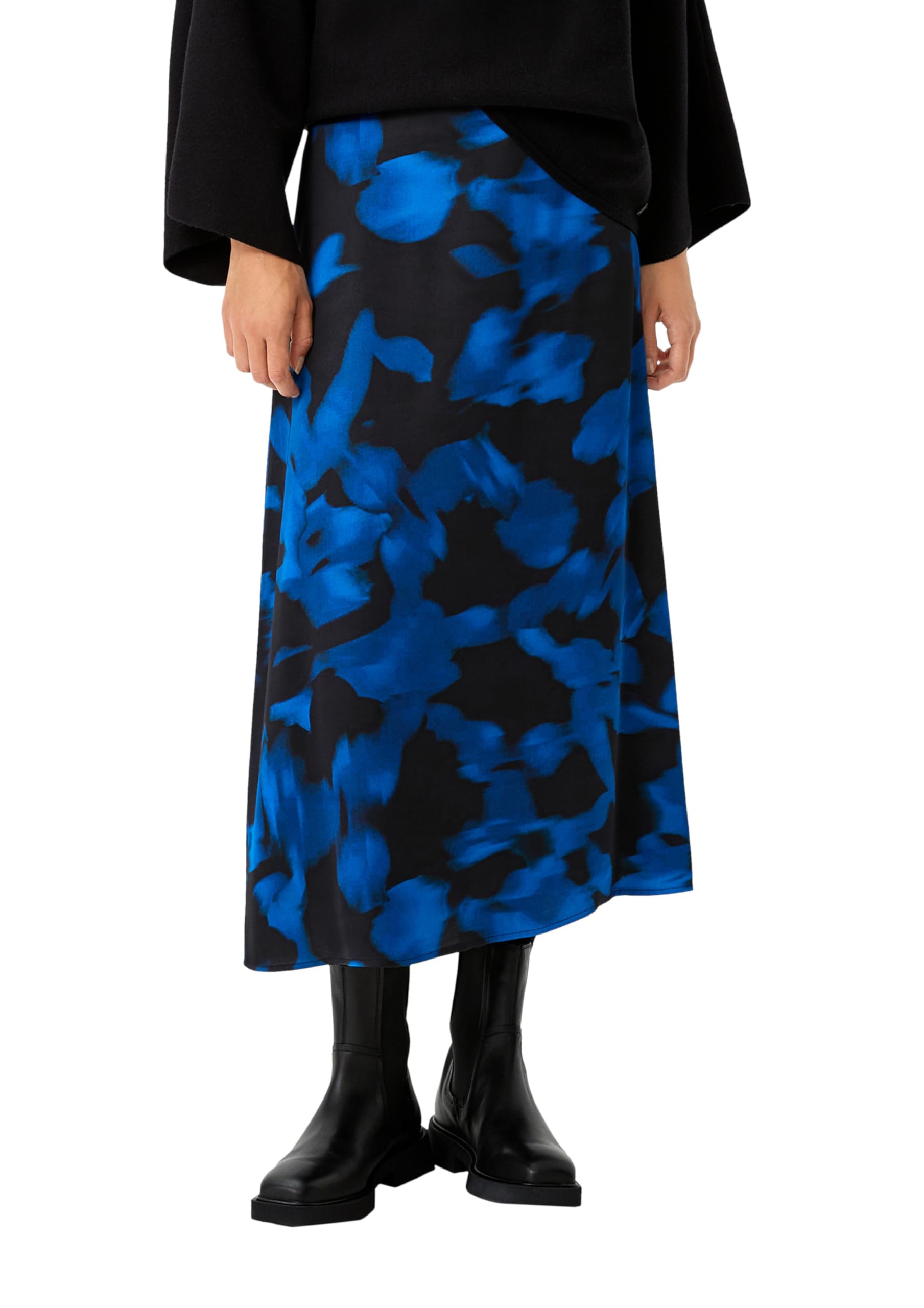 comma-satinrock-mit-all-over-print-rock-abstrakt-gr-36 image 1