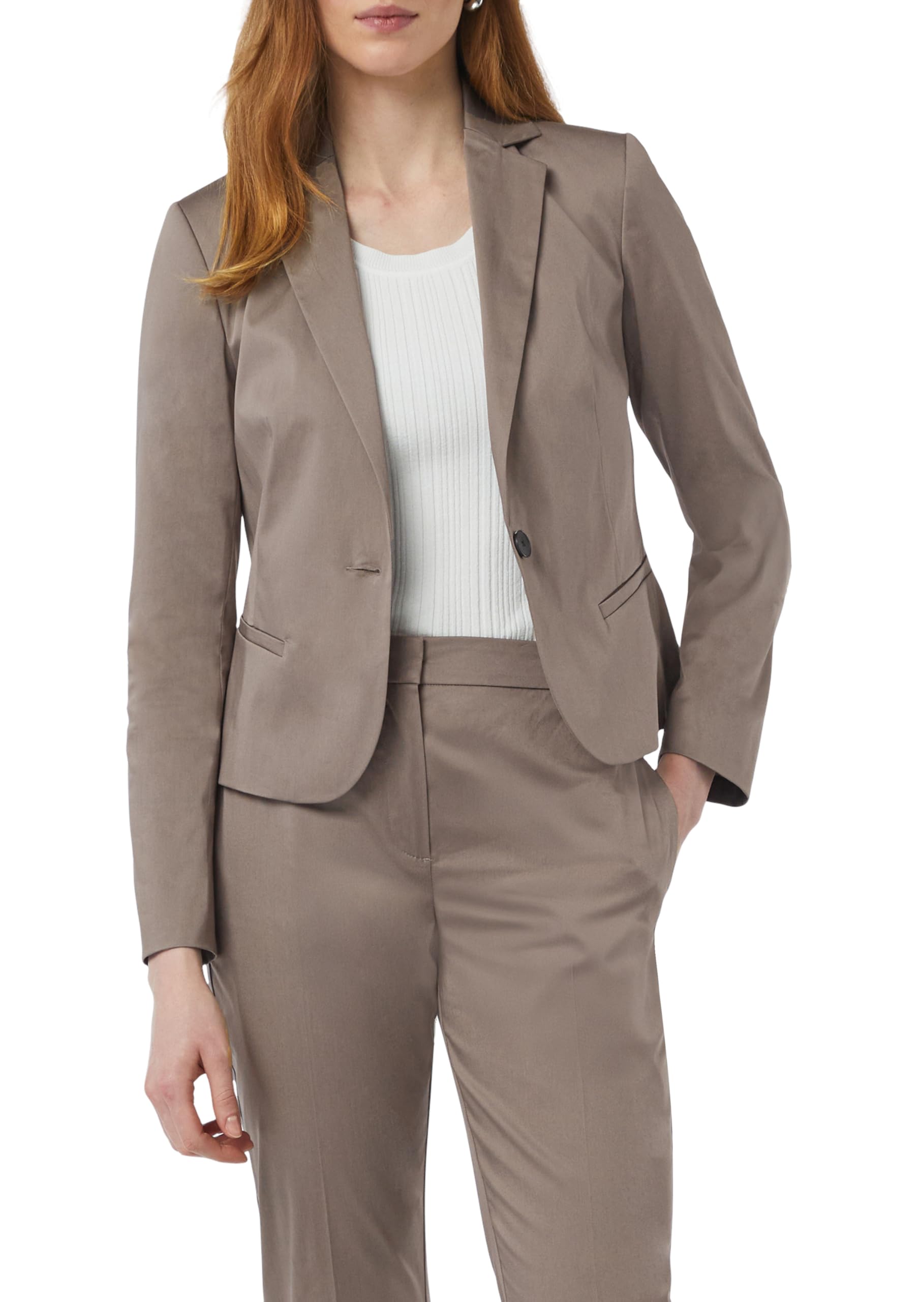 comma-blazer-baumwollstretch-tailliert-reverskragen-business image 1
