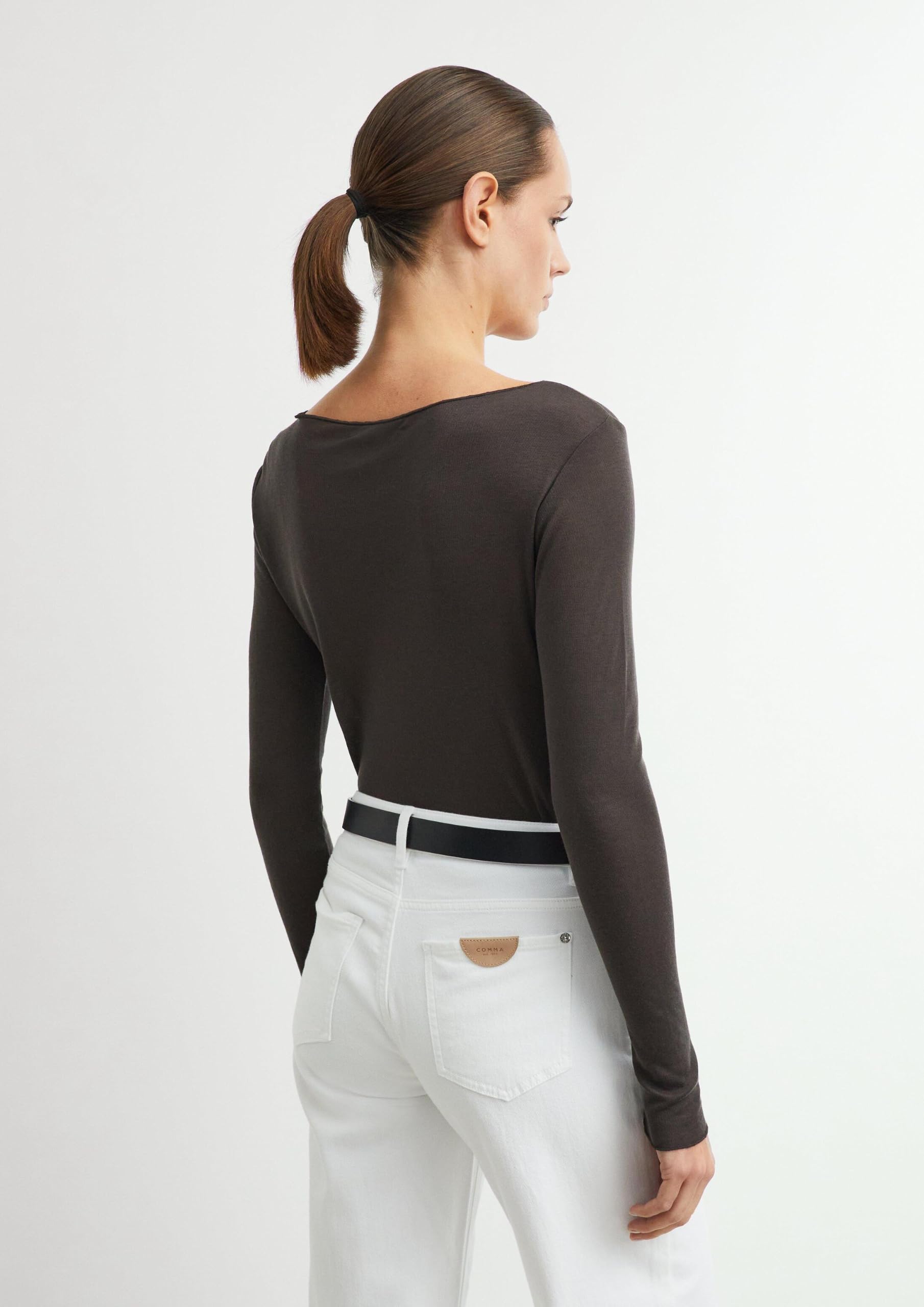 comma-longsleeve-slim-fit-jersey-shirt-40-u-boot-wollanteil image 7