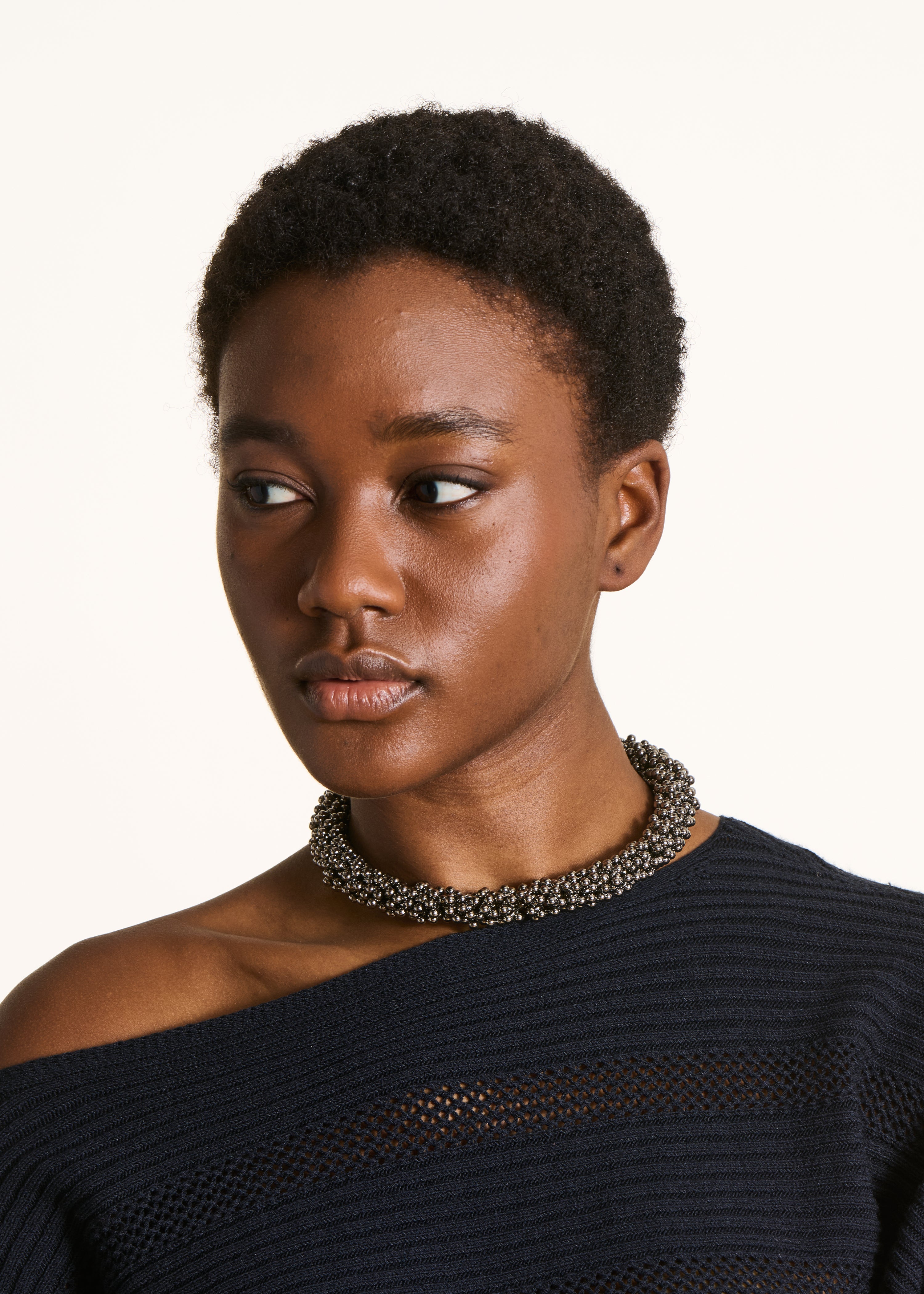la-f-e-marabout-e-collier-choker-halskette-schwarz-tu-metall image 1