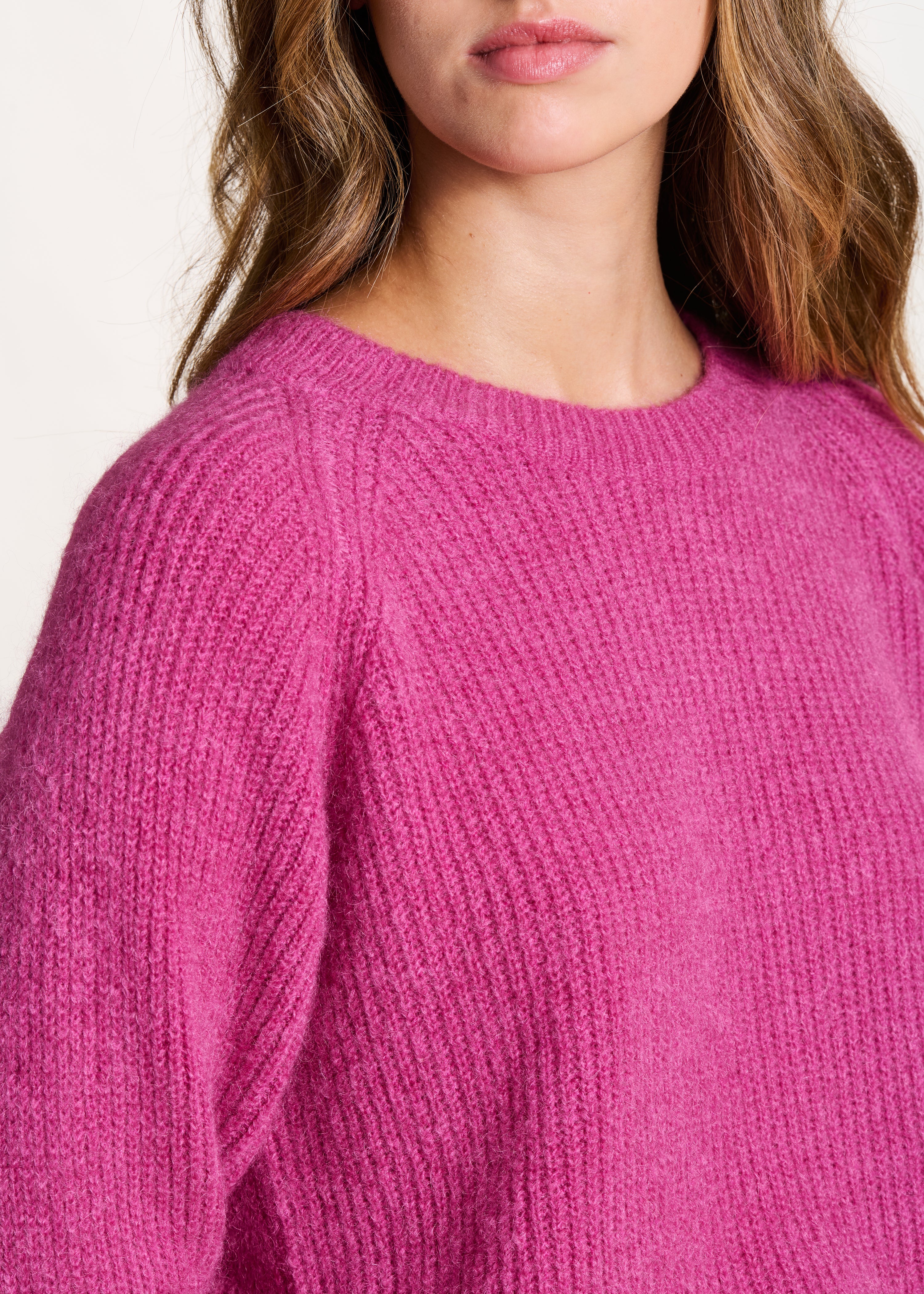 la-f-e-marabout-e-pullover-fuchsia-m-rippen-mohair image 5
