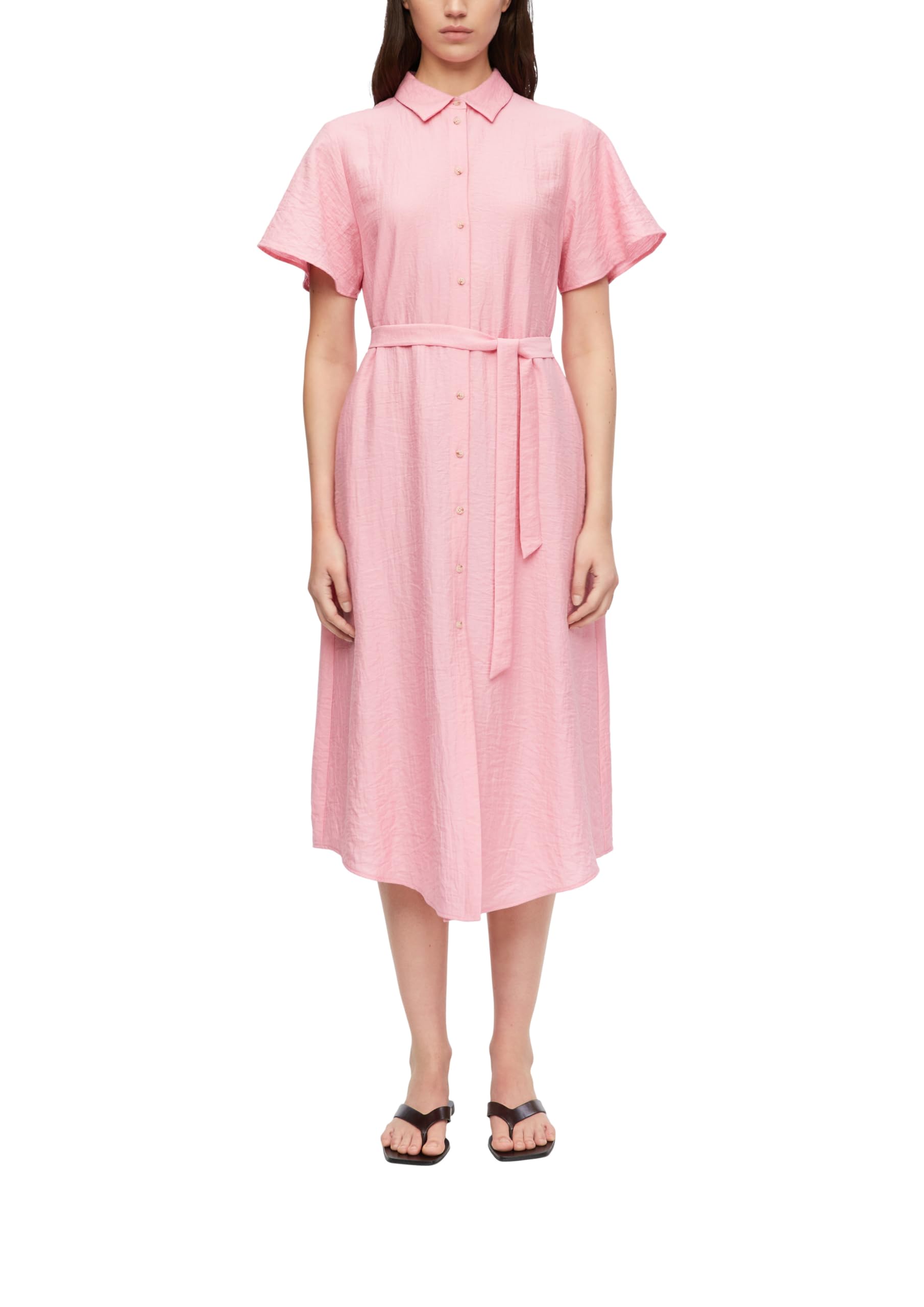 comma-dresses-relaxed-fit-kleid-abgerundeter-saum-gr-48 image 1