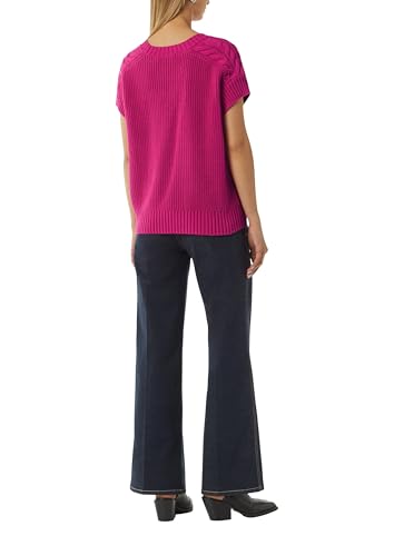 comma-strickpullunder-slipover-gr-l-beige-mit-zopfmuster image 8