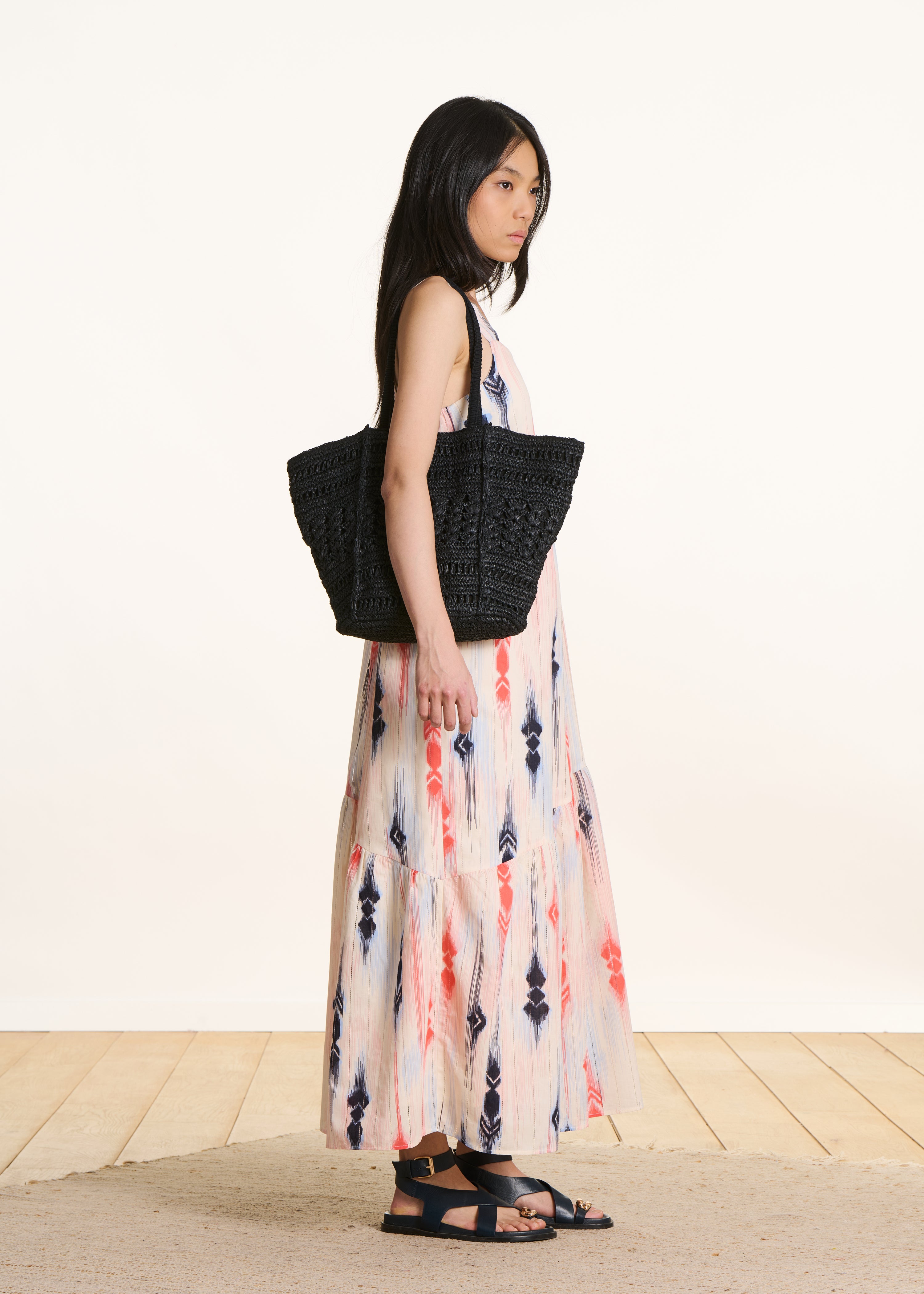 la-f-e-marabout-e-maxikleid-gemustert-rosa-blau-lang image 3