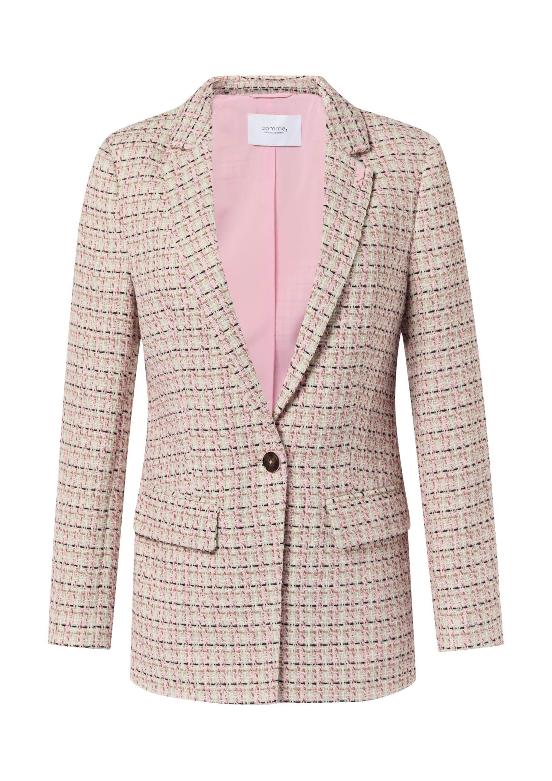 comma-blazer-aus-boucl-blazer-boucl-elegant image 3