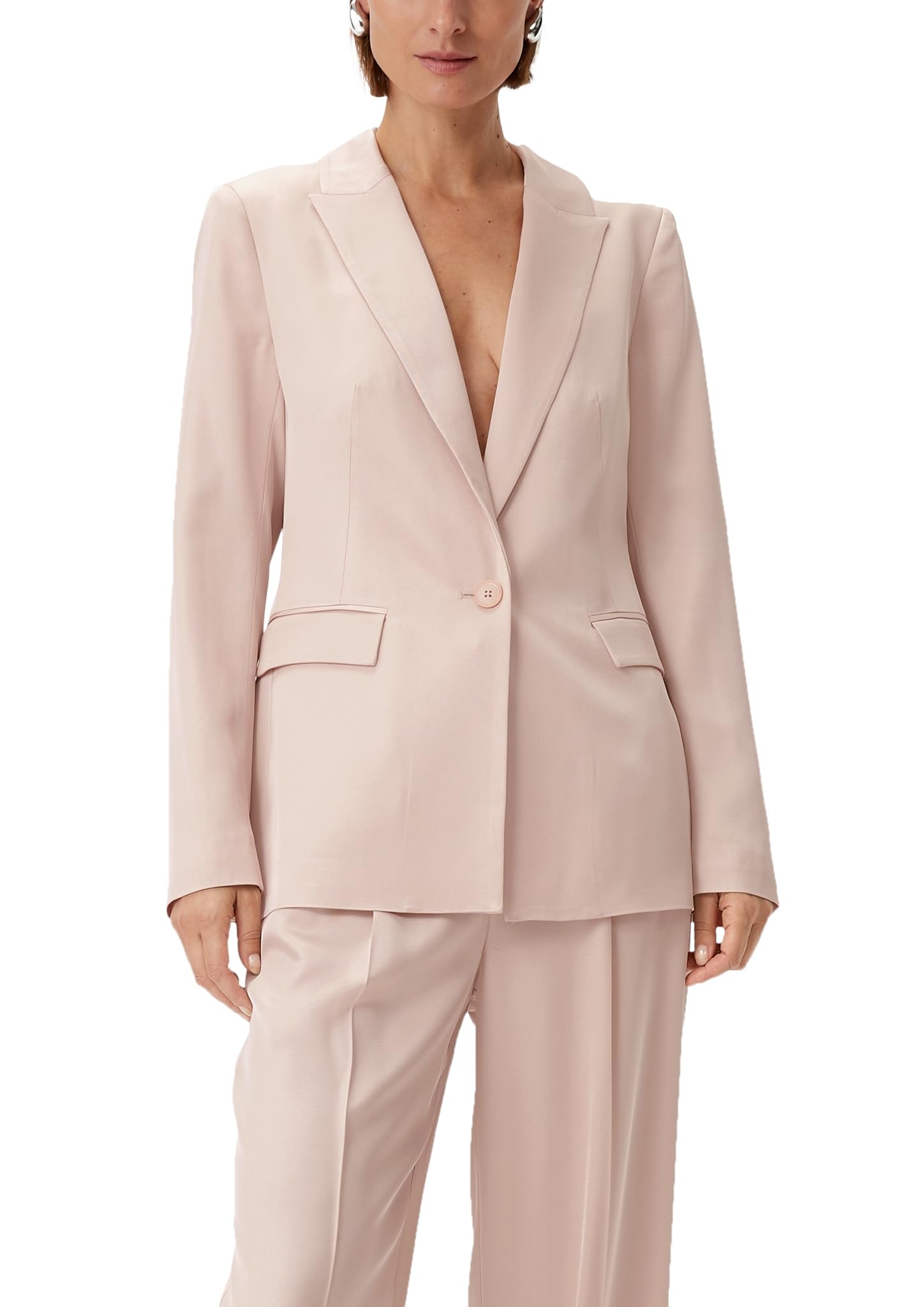 comma-2138948-longblazer-damen-beige-gr-44-twill image 6