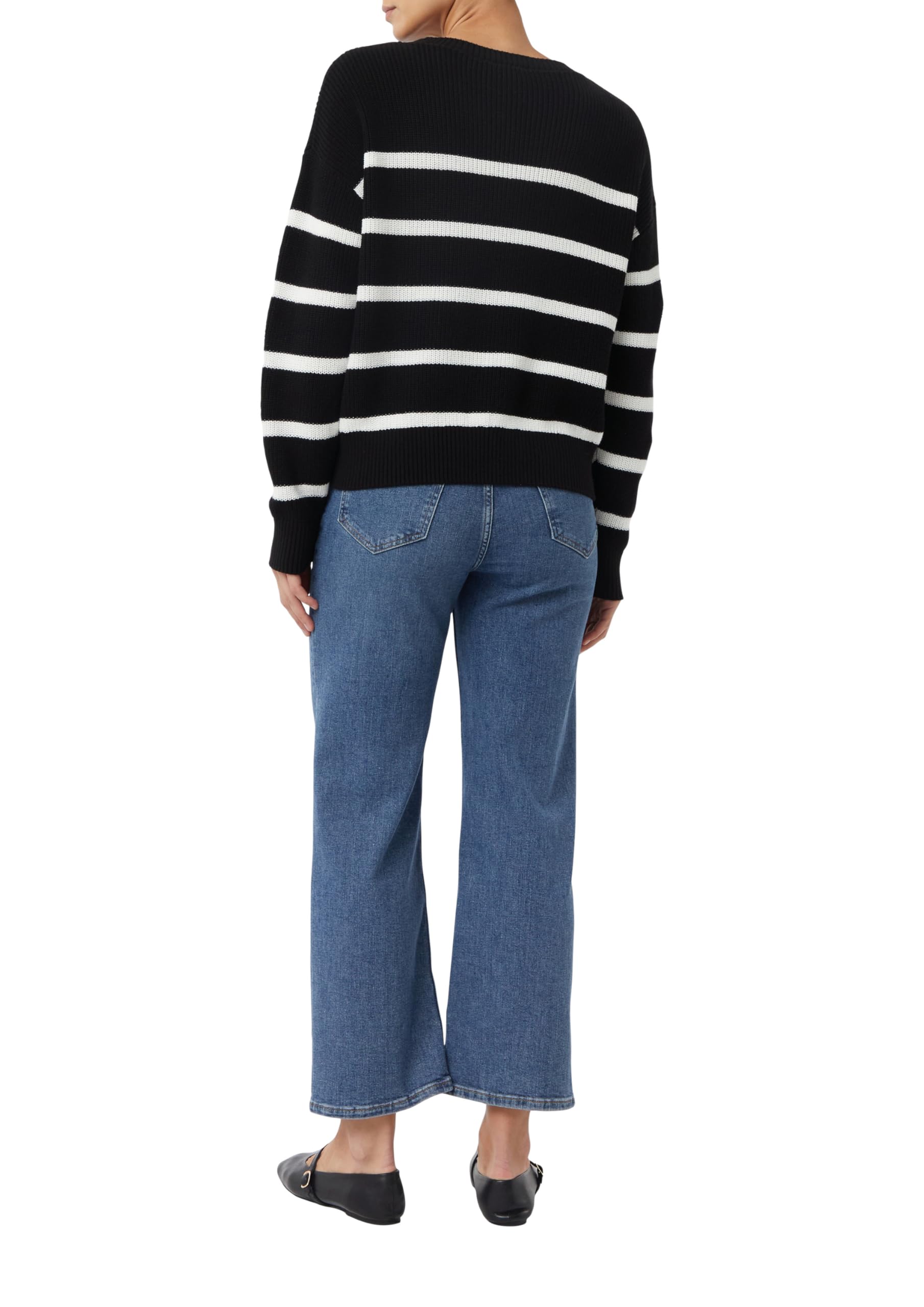 comma-knitwear-streifenpullover-relaxed-fit-pullover-gr-m image 2