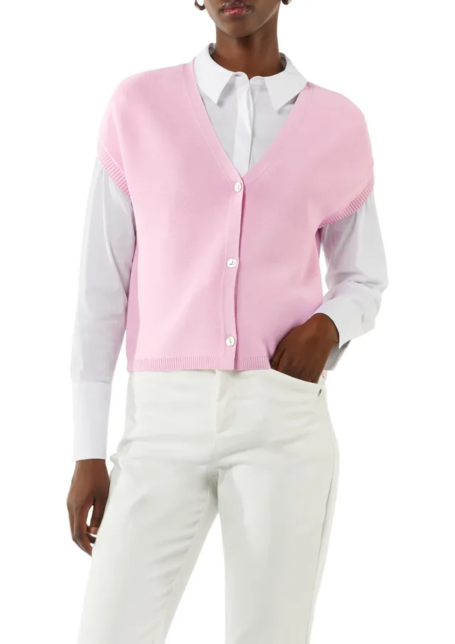 comma-2157457-strickjacke-viskosemix-pink-4074 image 1
