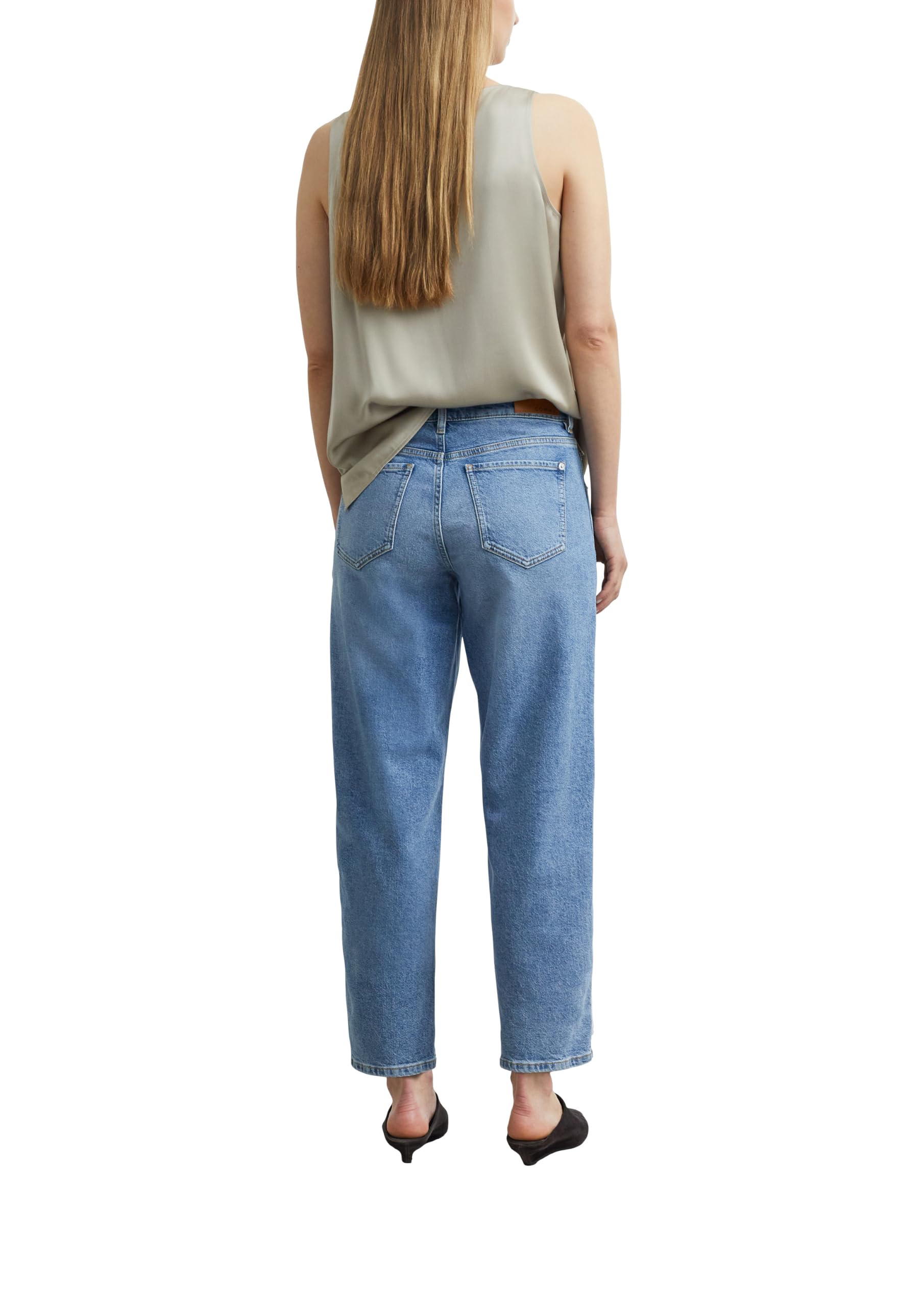 comma-jeans-barrel-leg-mid-rise-gr-34-crop image 2