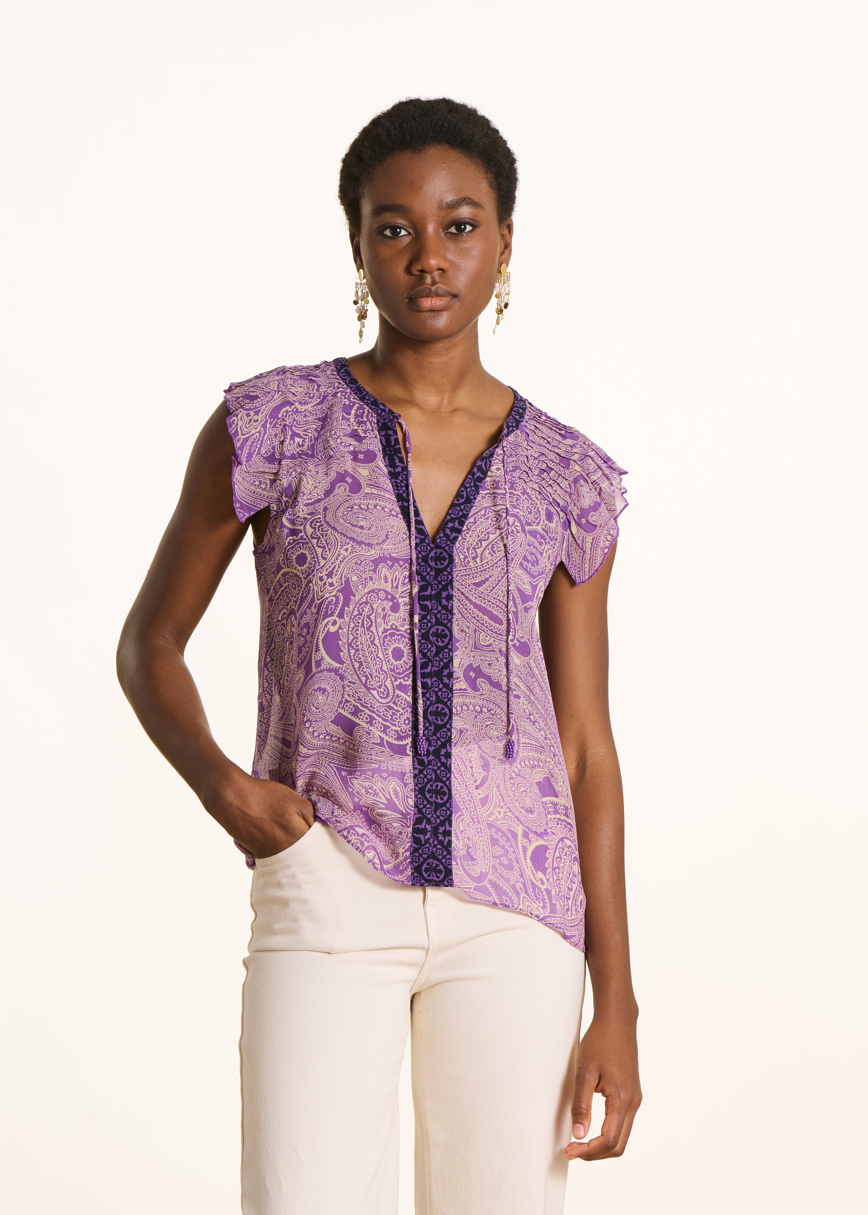 la-f-e-marabout-e-top-violett-paisley-top-gr-34 image 1